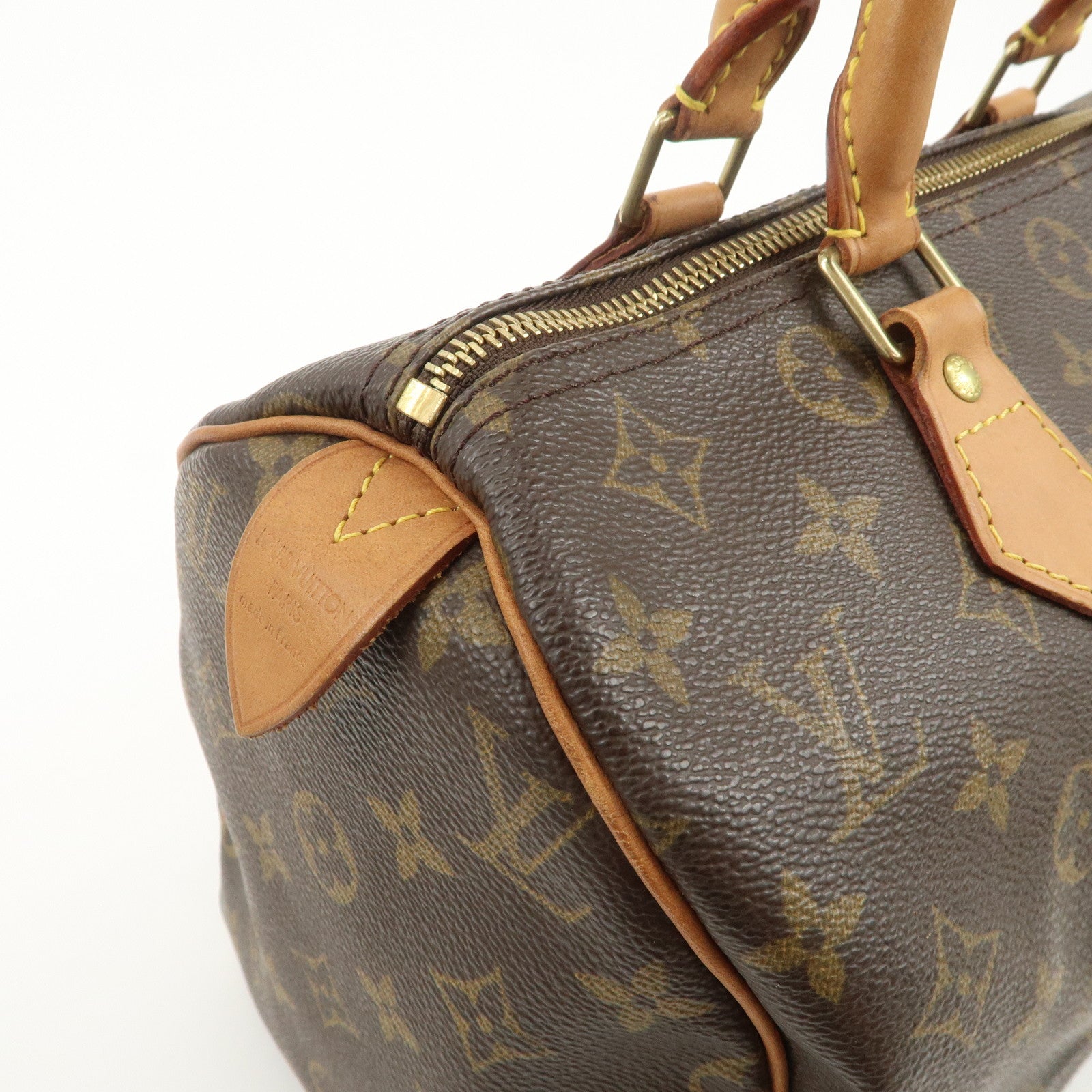 Louis Vuitton Monogram Speedy 30 Boston Bag Hand Bag Brown M41526