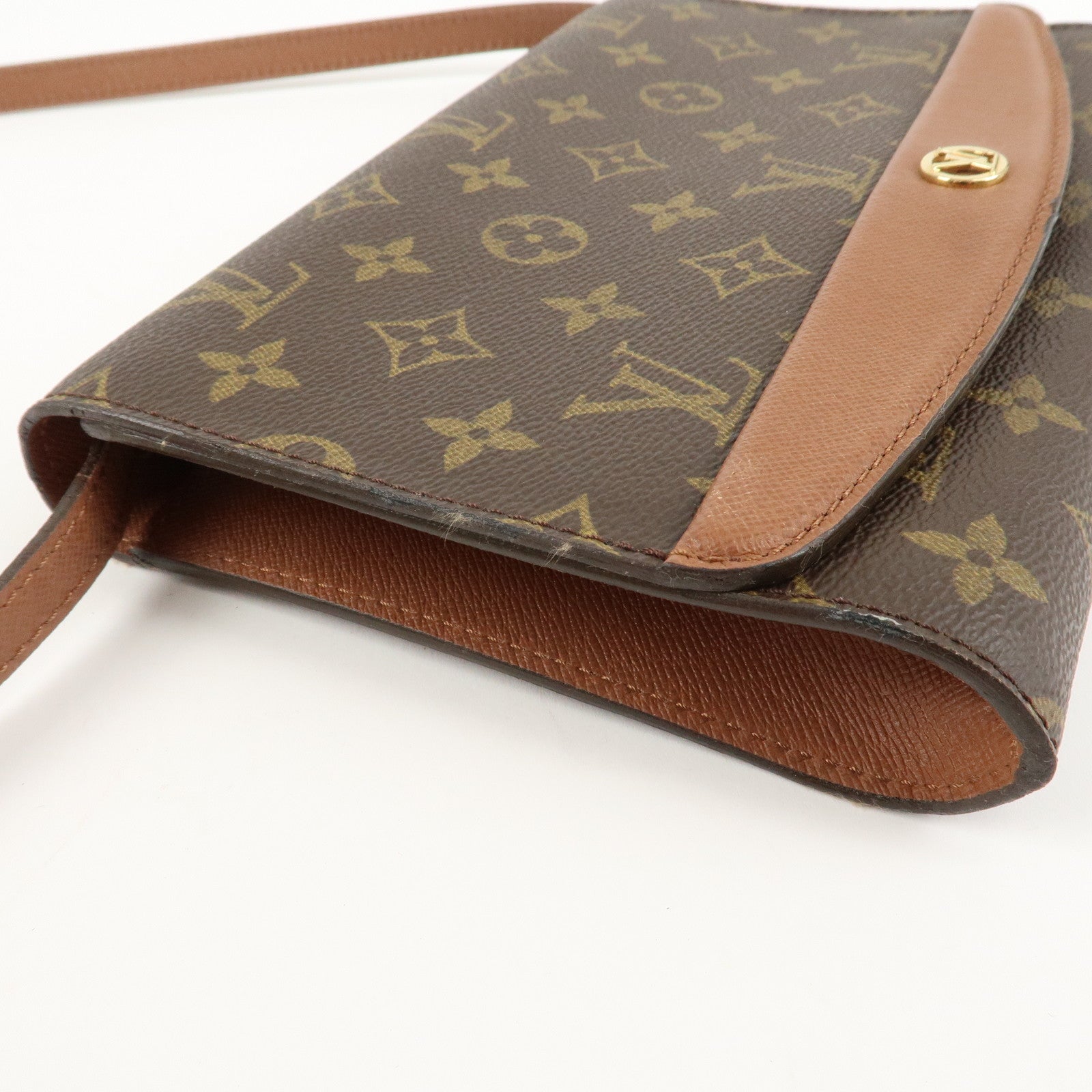 Louis Vuitton Monogram Bordeaux 24 Shoulder Bag Hand Bag M51798 Used