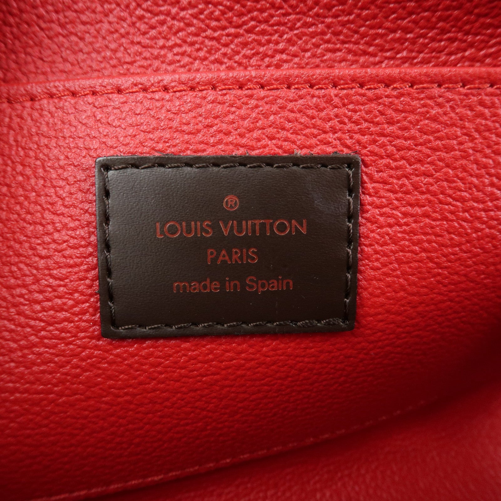 Louis Vuitton Damier Pochette Cosmetic PM Pouch Brown N47516