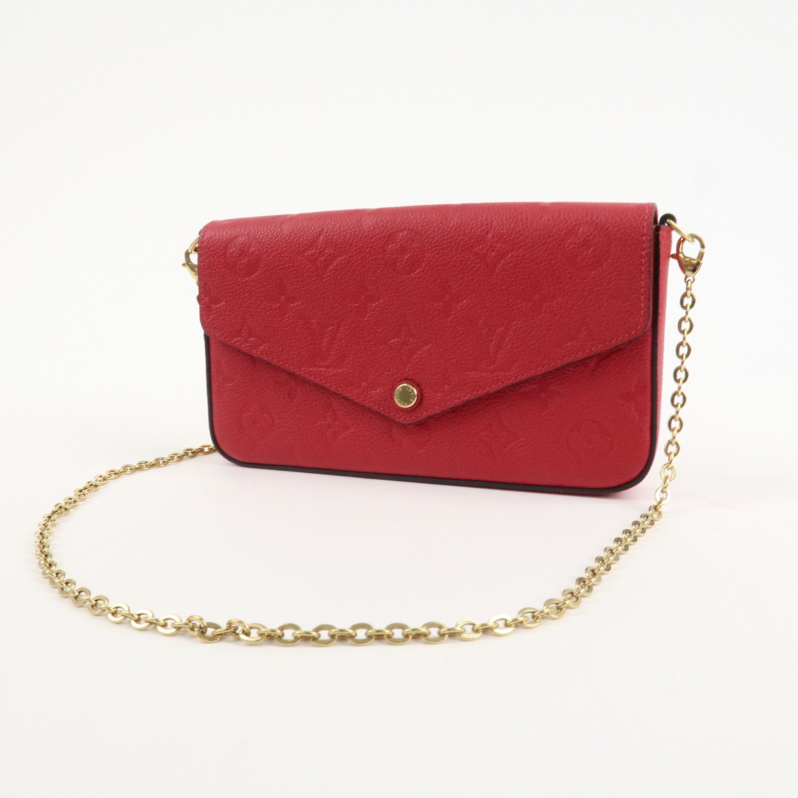 Louis Vuitton Monogram Empreinte Felicie Chain Shoulder Bag M63700 Used