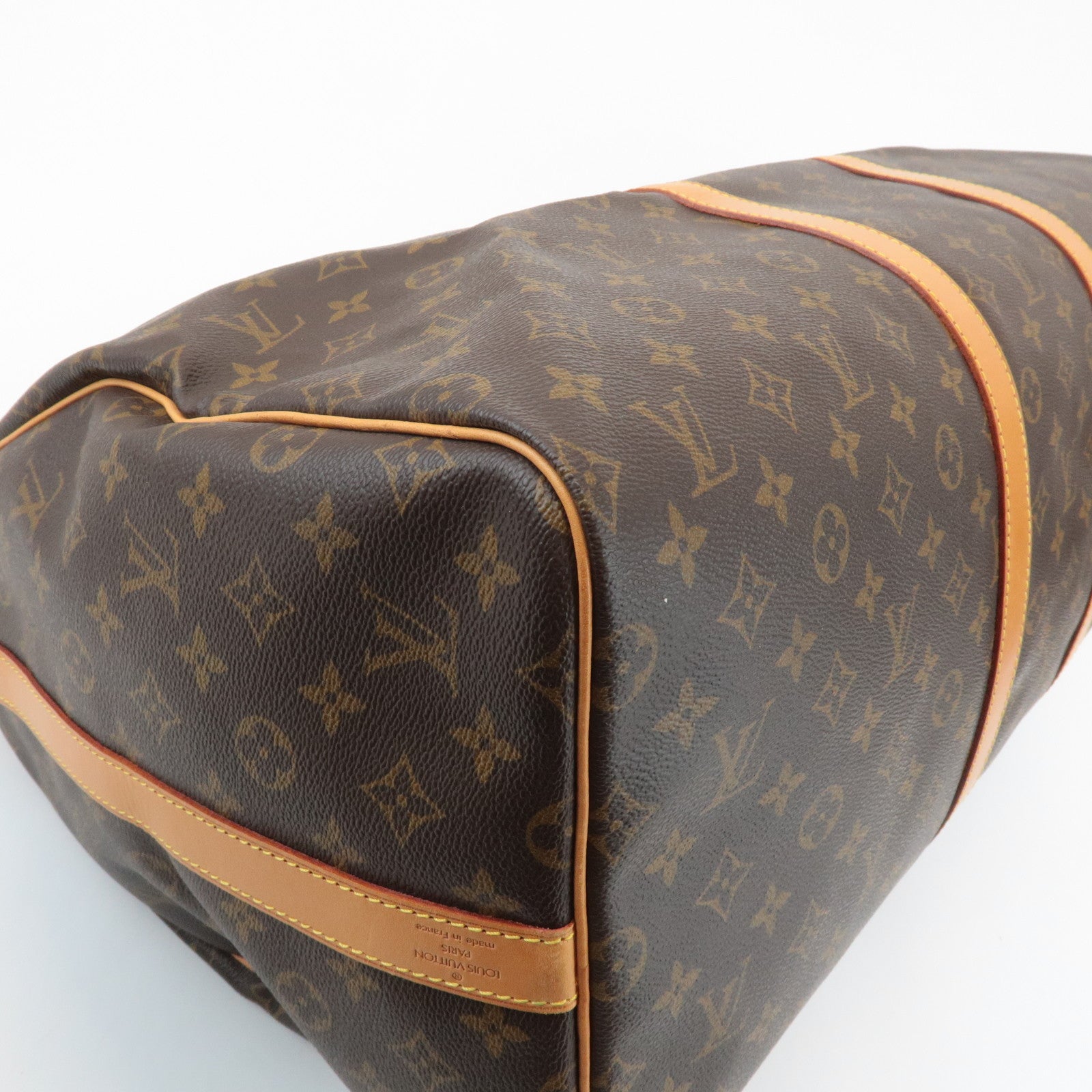 Louis Vuitton Monogram Keep All Bandouliere 55 Boston Bag M41414
