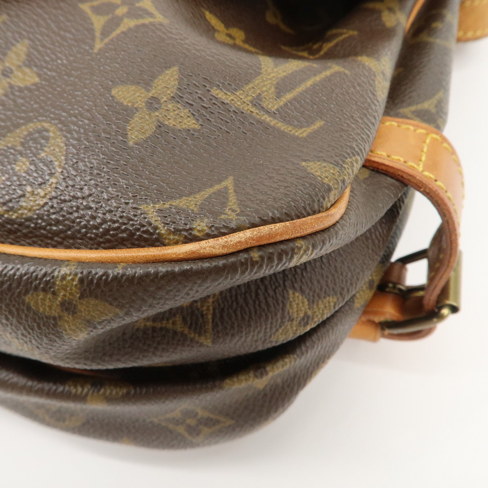 Louis Vuitton Monogram Saumur 30 Shoulder Bag Brown M42256