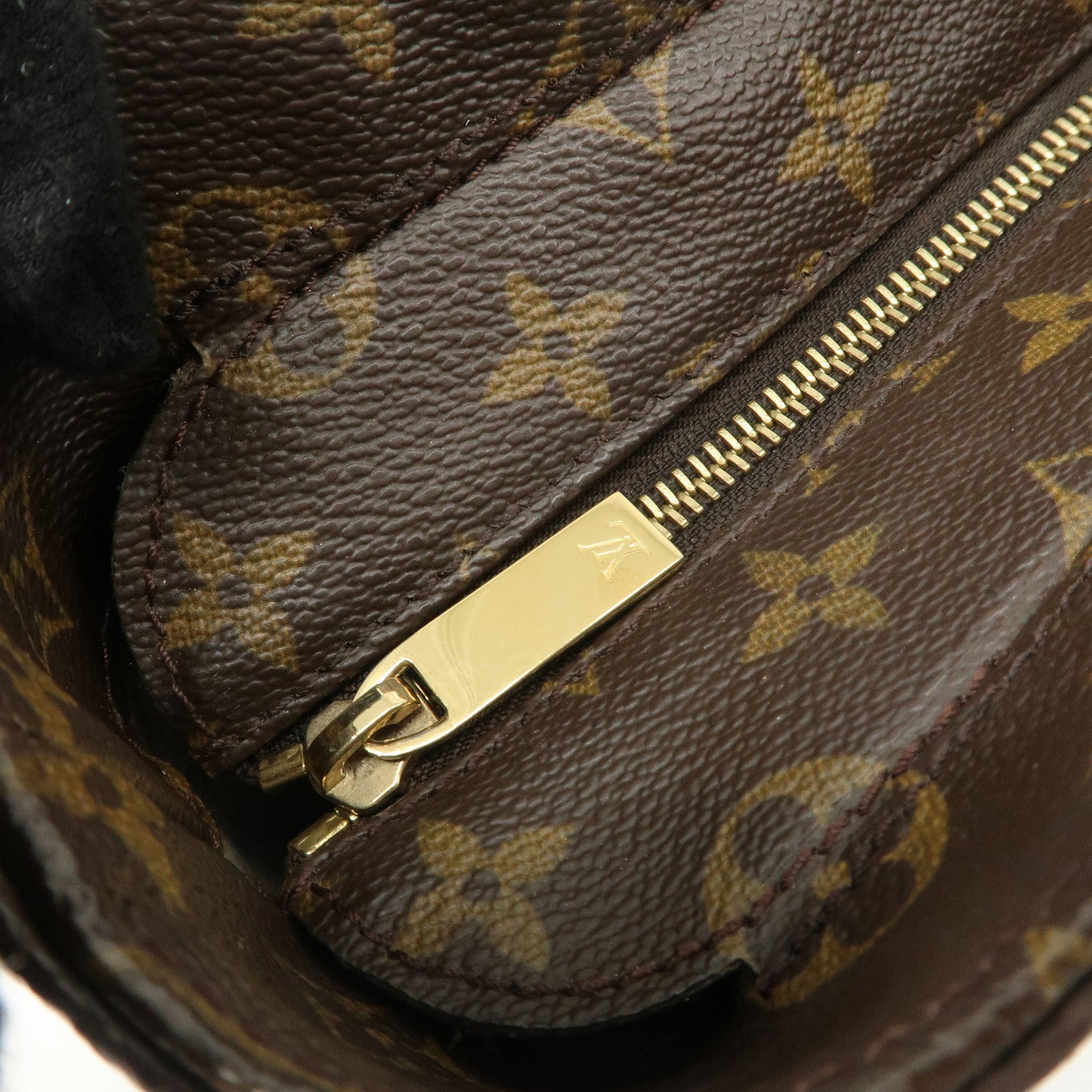 Louis Vuitton Monogram Luco Tote Bag Hand Bag Brown M51155 Used