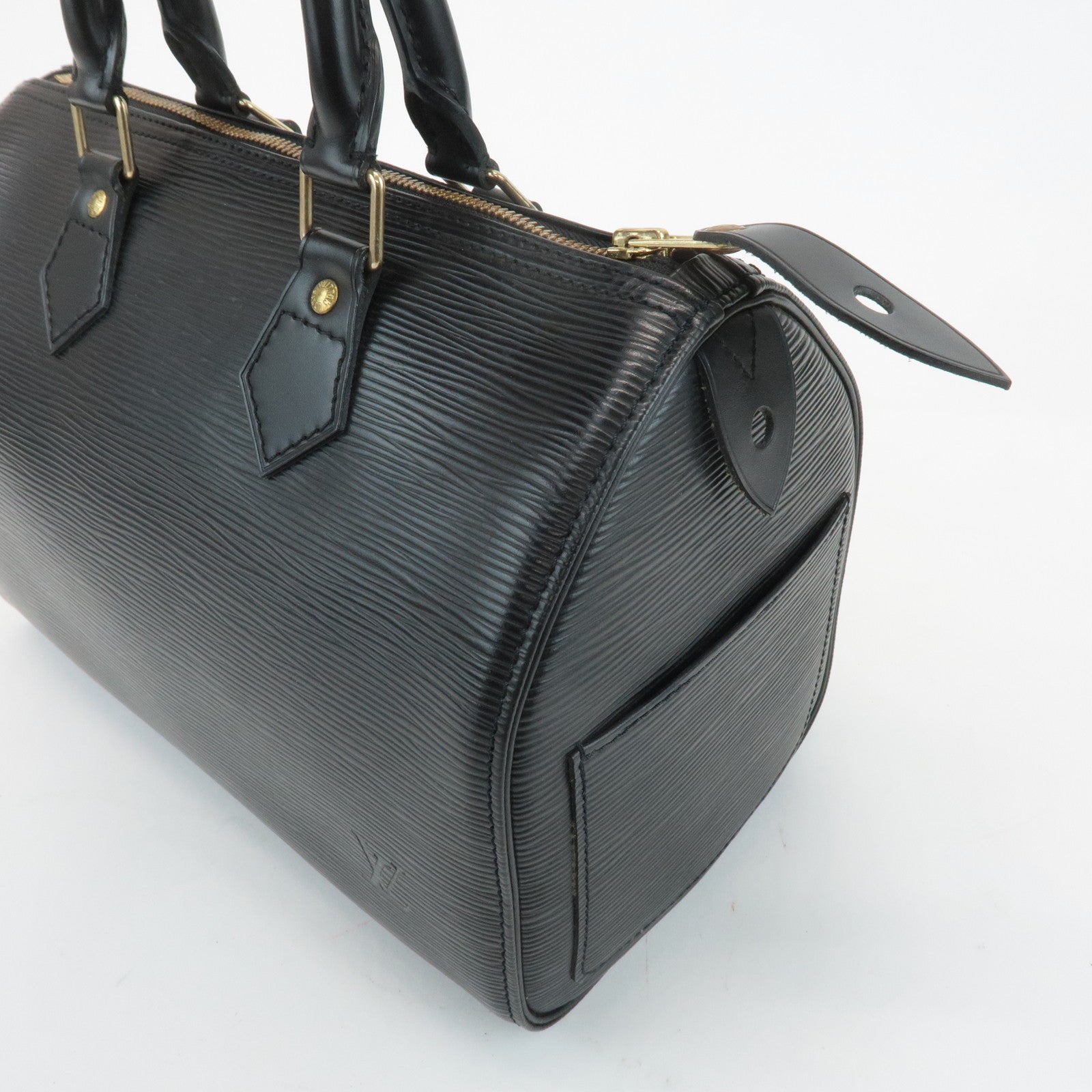 Louis Vuitton Epi Speedy 25 Boston Bag Hand Bag Noir M43012 Used