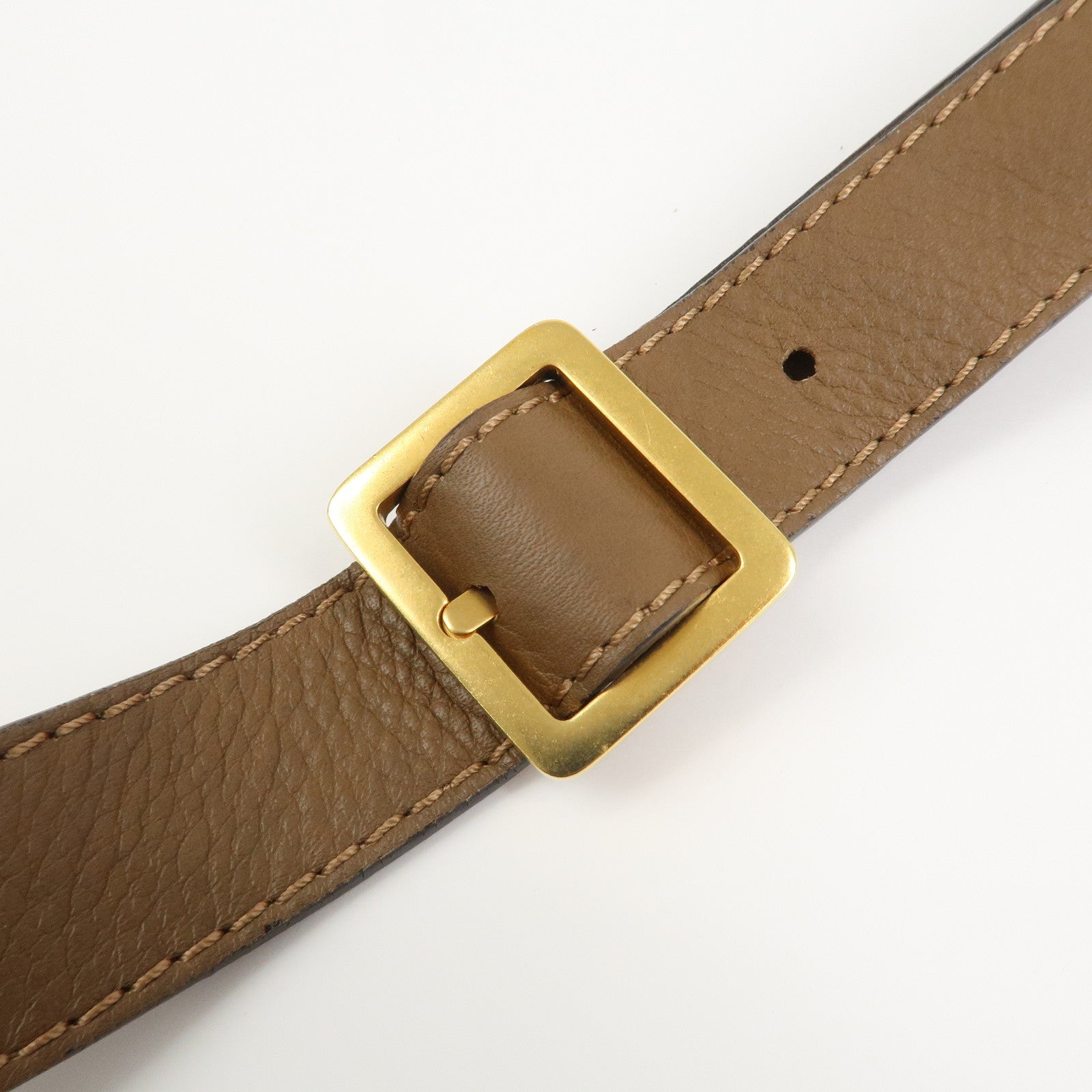 Chloe Marcie Leather Shoulder Bag Crossbody Bag Brown 001-12-60-65