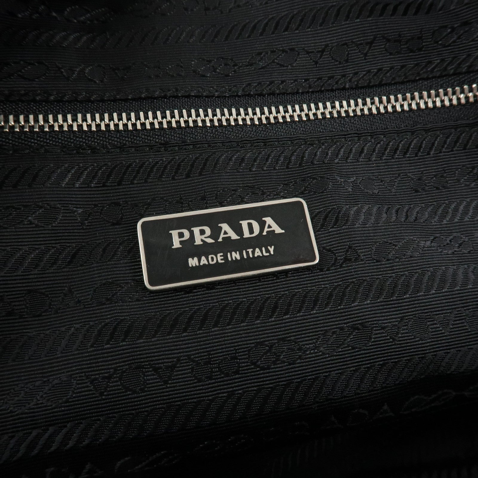 PRADA Leather Bowling Bag Boston Bag Ivory Silver Hardware BL0049 Used