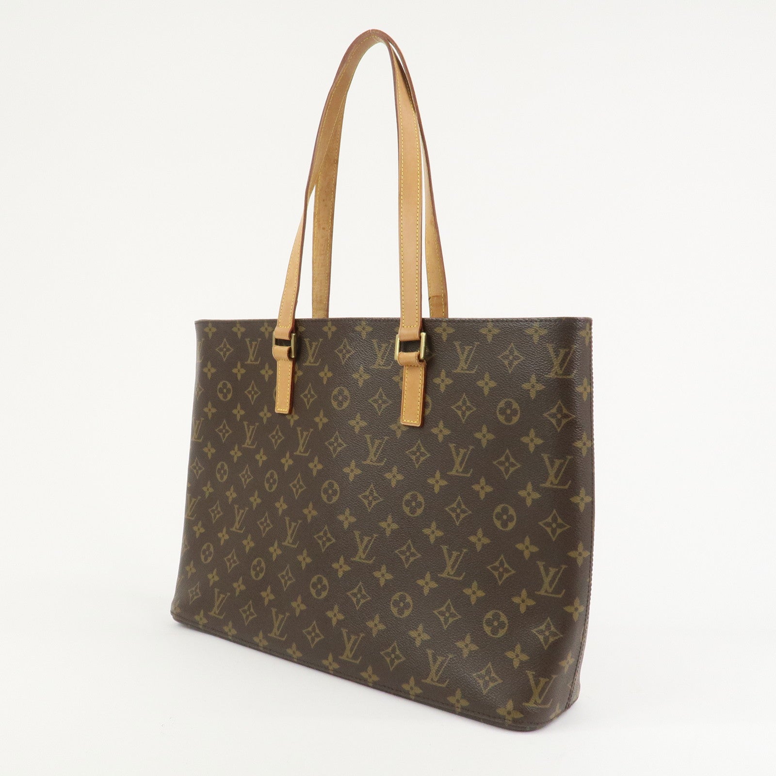 Louis Vuitton Monogram Luco Tote Bag Shoulder Bag Brown M51155