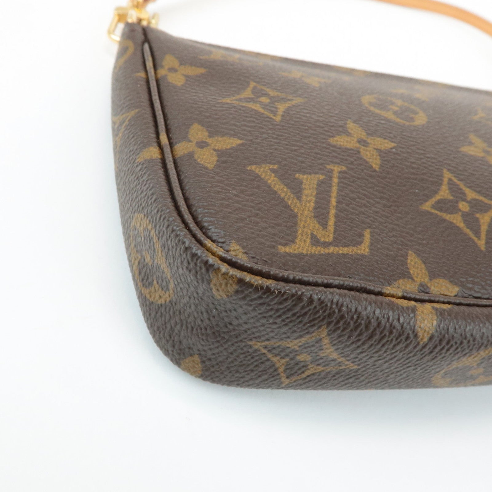 Louis Vuitton Monogram Pochette Accessoires Hand Bag Brown M51980