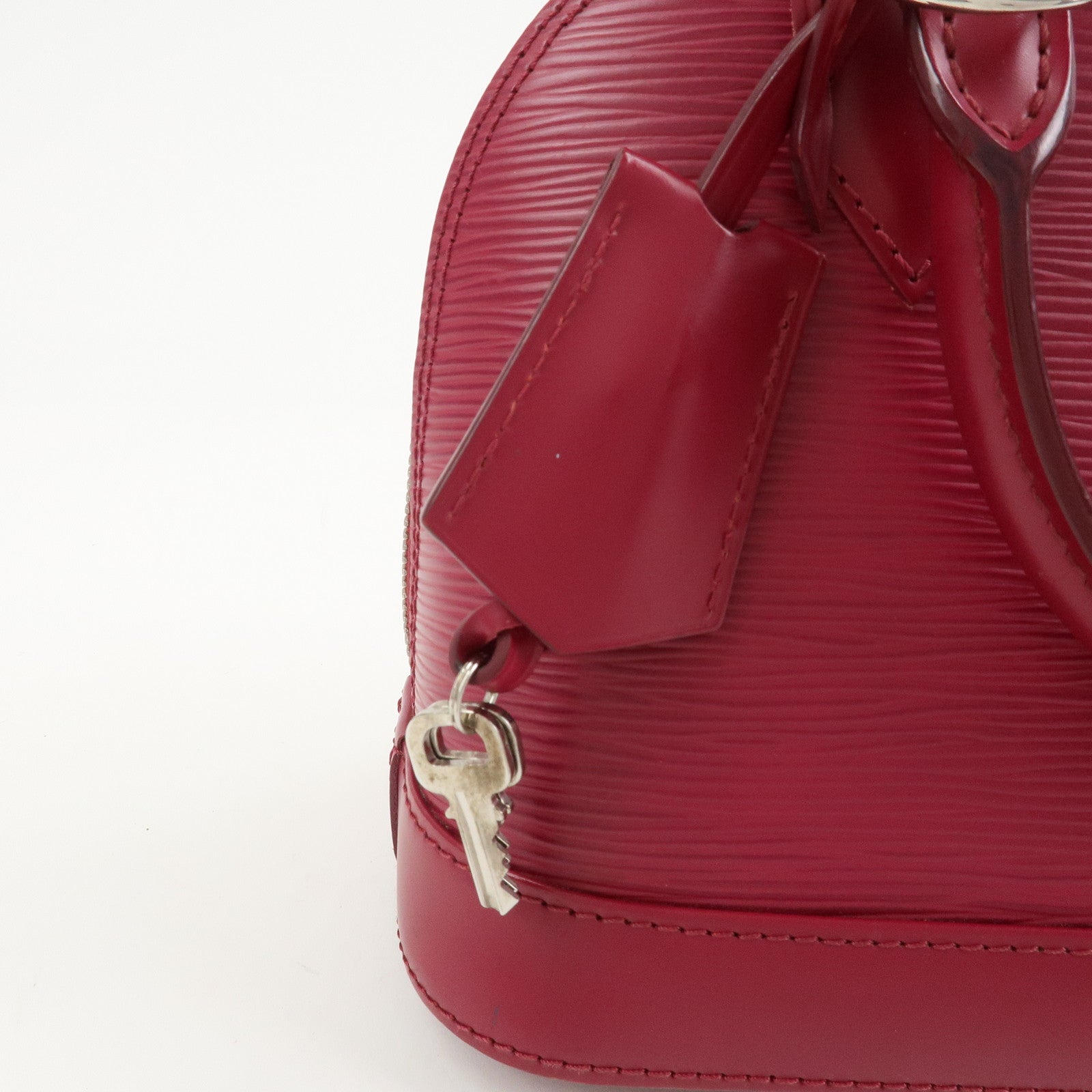 Louis Vuitton Epi Alma BB Hand Bag Shoulder Bag Fuchsia M40851