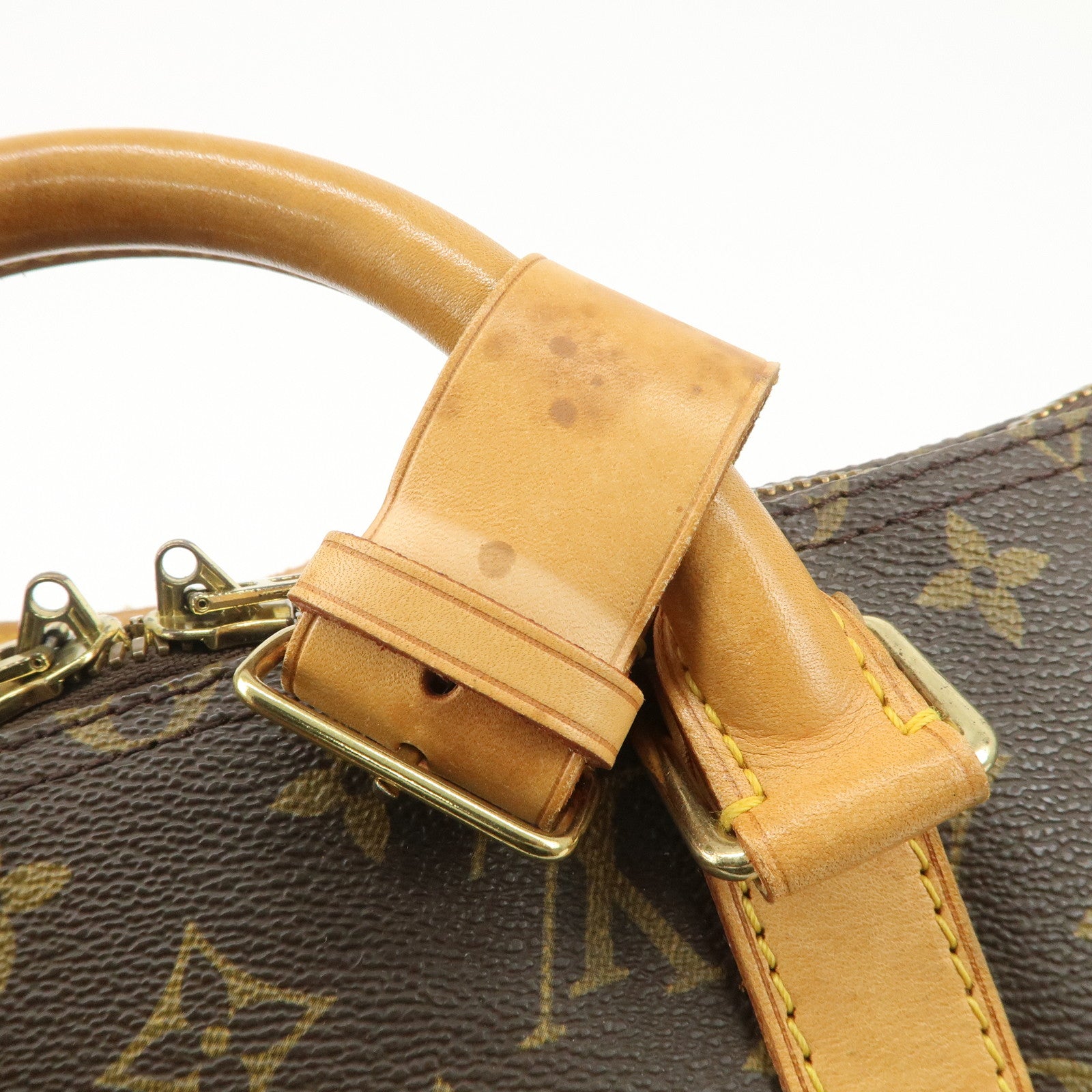Louis Vuitton Monogram Keep All 50 Bag Boston Bag Brown M41426 Used