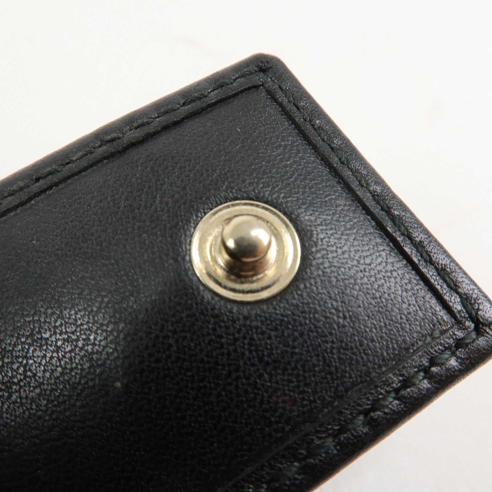 GUCCI Guccissima Leather Agenda Planner Cover Black 115241 Used