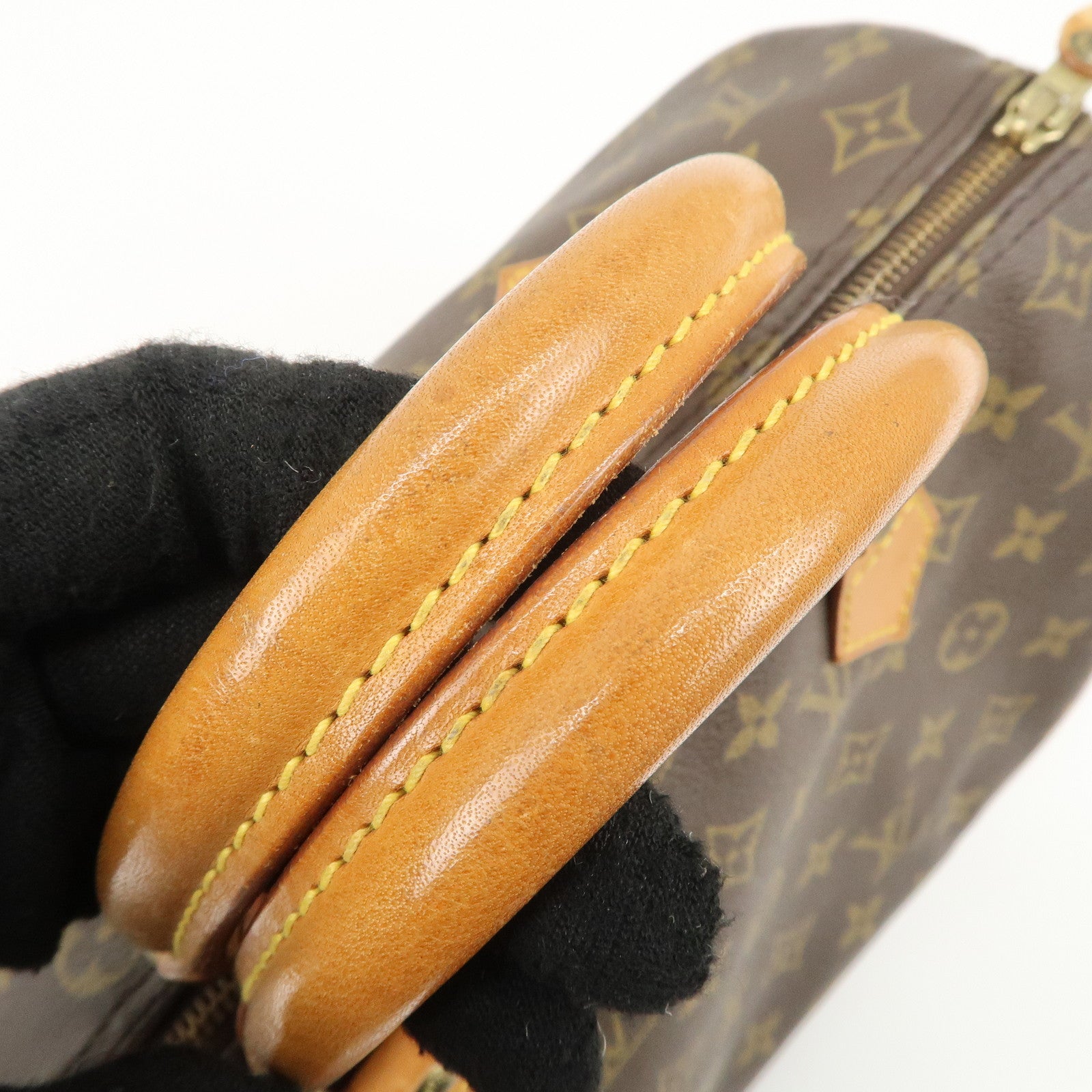 Louis Vuitton Monogram Speedy 30 Hand Bag Boston Bag Brown M41526 Used