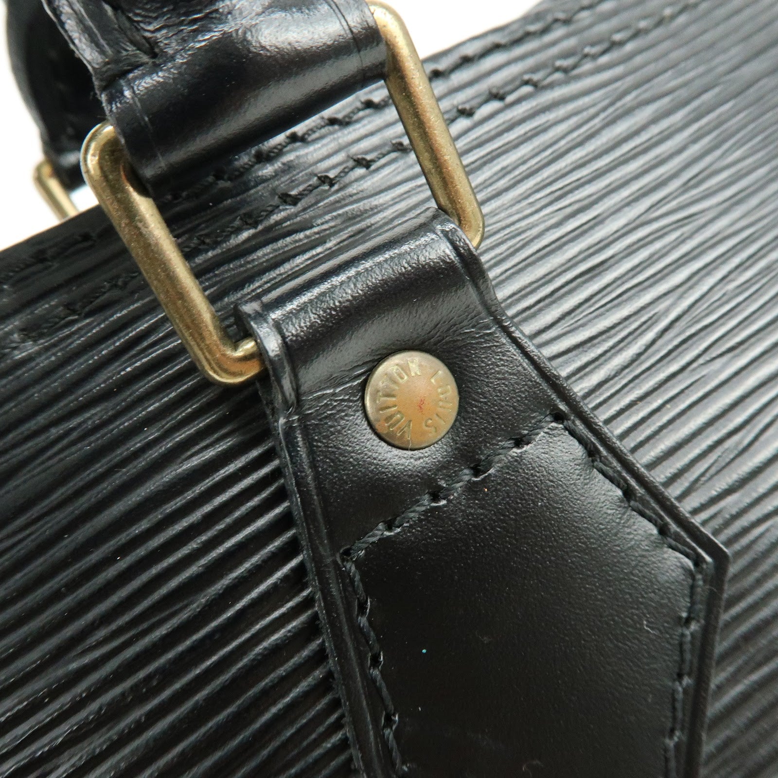 Louis Vuitton Epi Leather Speedy 25 Hand Bag Boston Bag Noir M59032