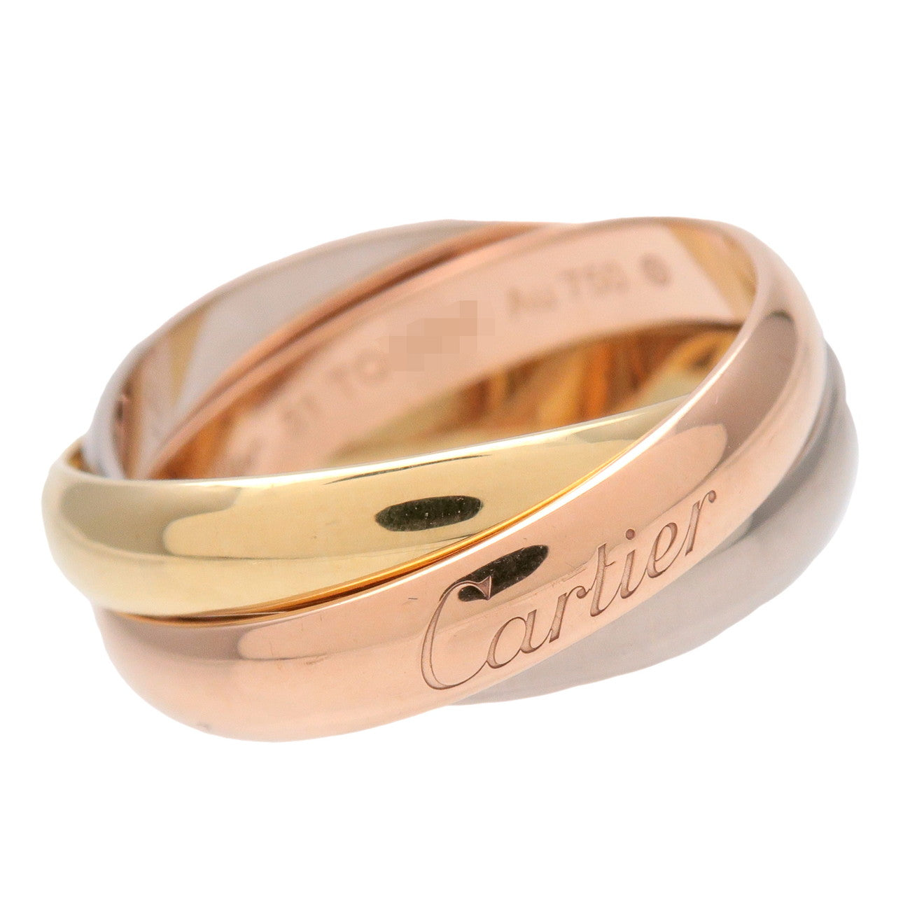 Cartier Trinity Ring MM K18 750YG/WG/PG #51 US5.5 EU51 HK12