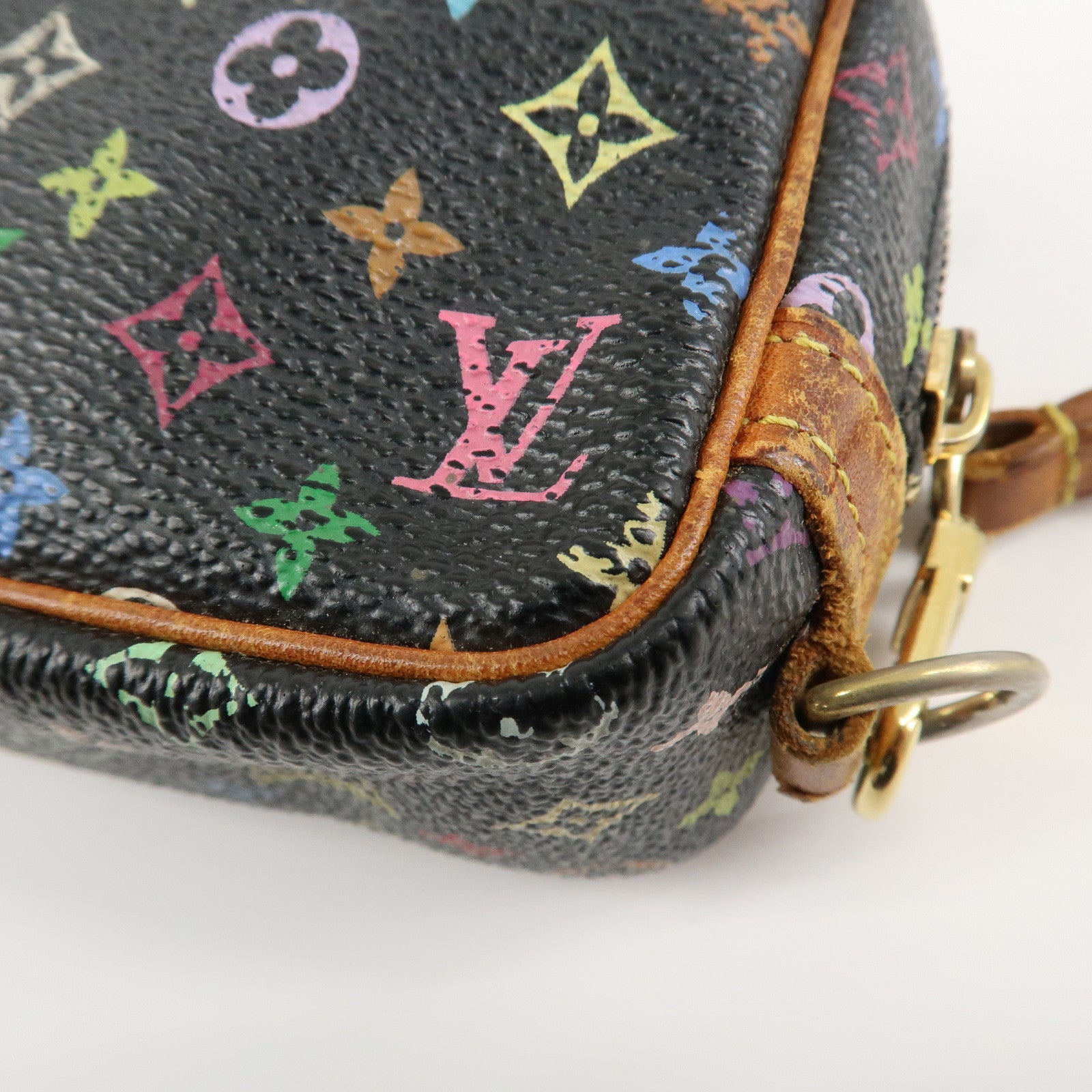 Louis Vuitton Monogram Multicolor Trousse Wapity Camera Pouch M58034 Used