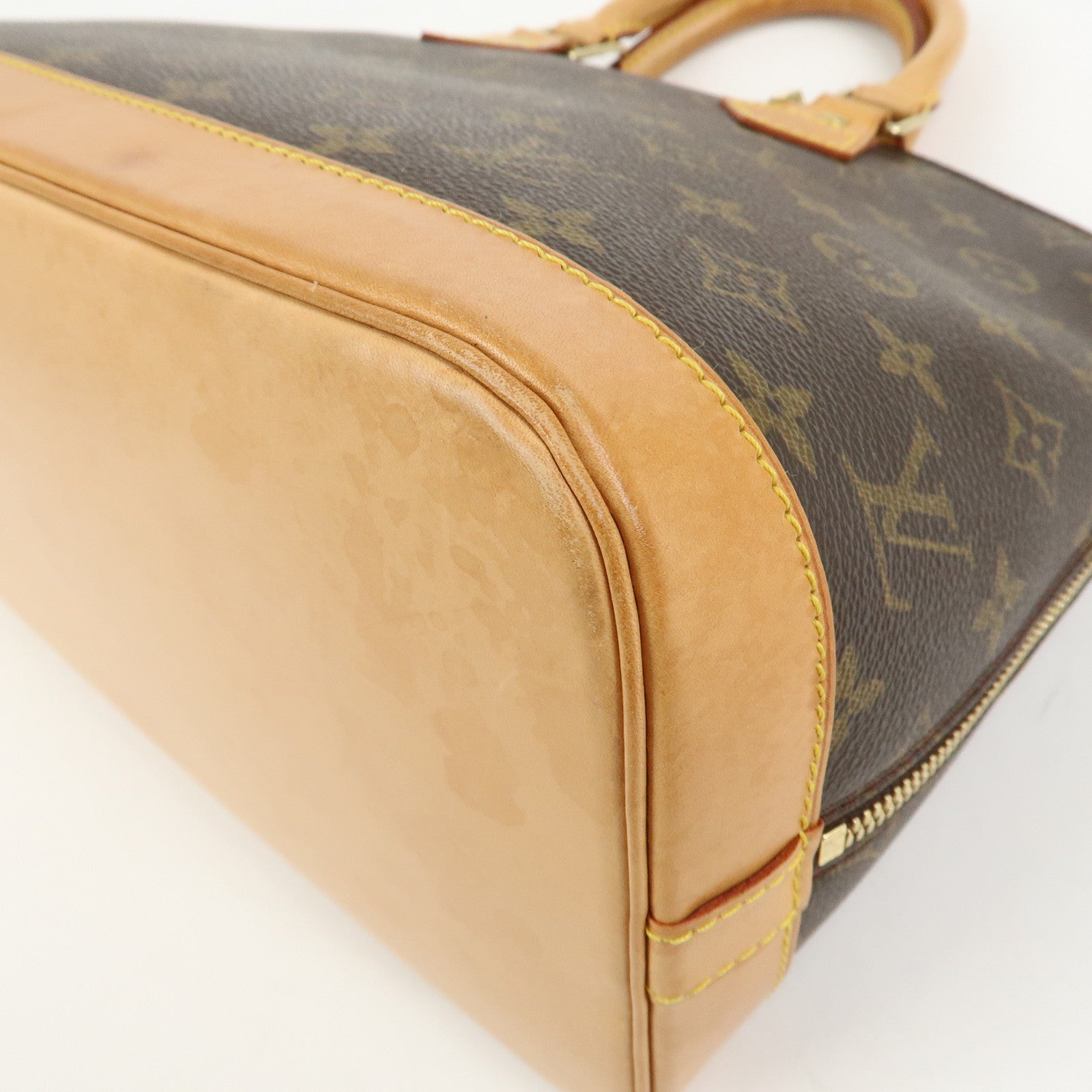 Louis Vuitton Monogram Canvas Alma Hand Bag Brown M51130