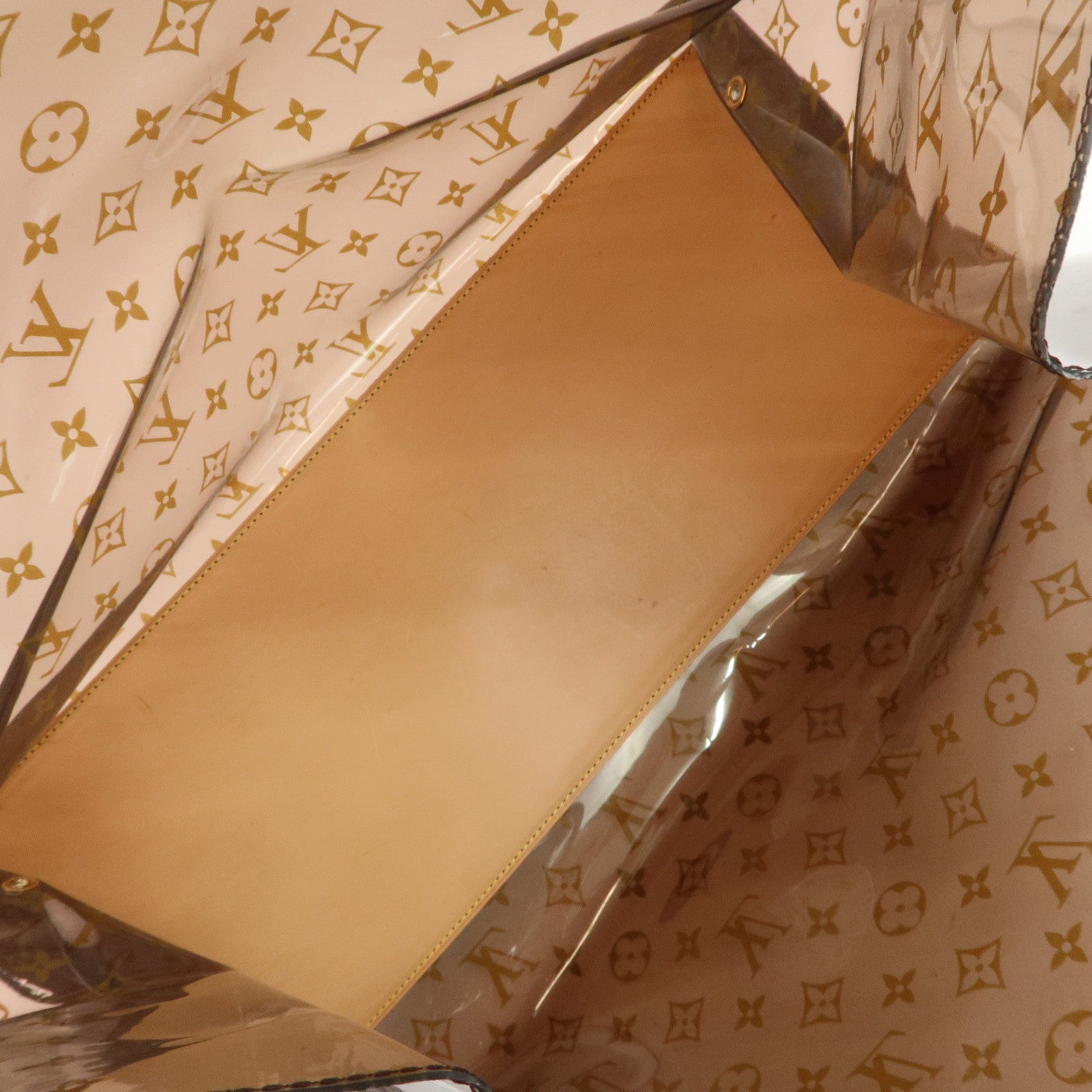 Louis Vuitton Monogram Cabas Cruise Vinyl Tote Bag Brown M50500 Used