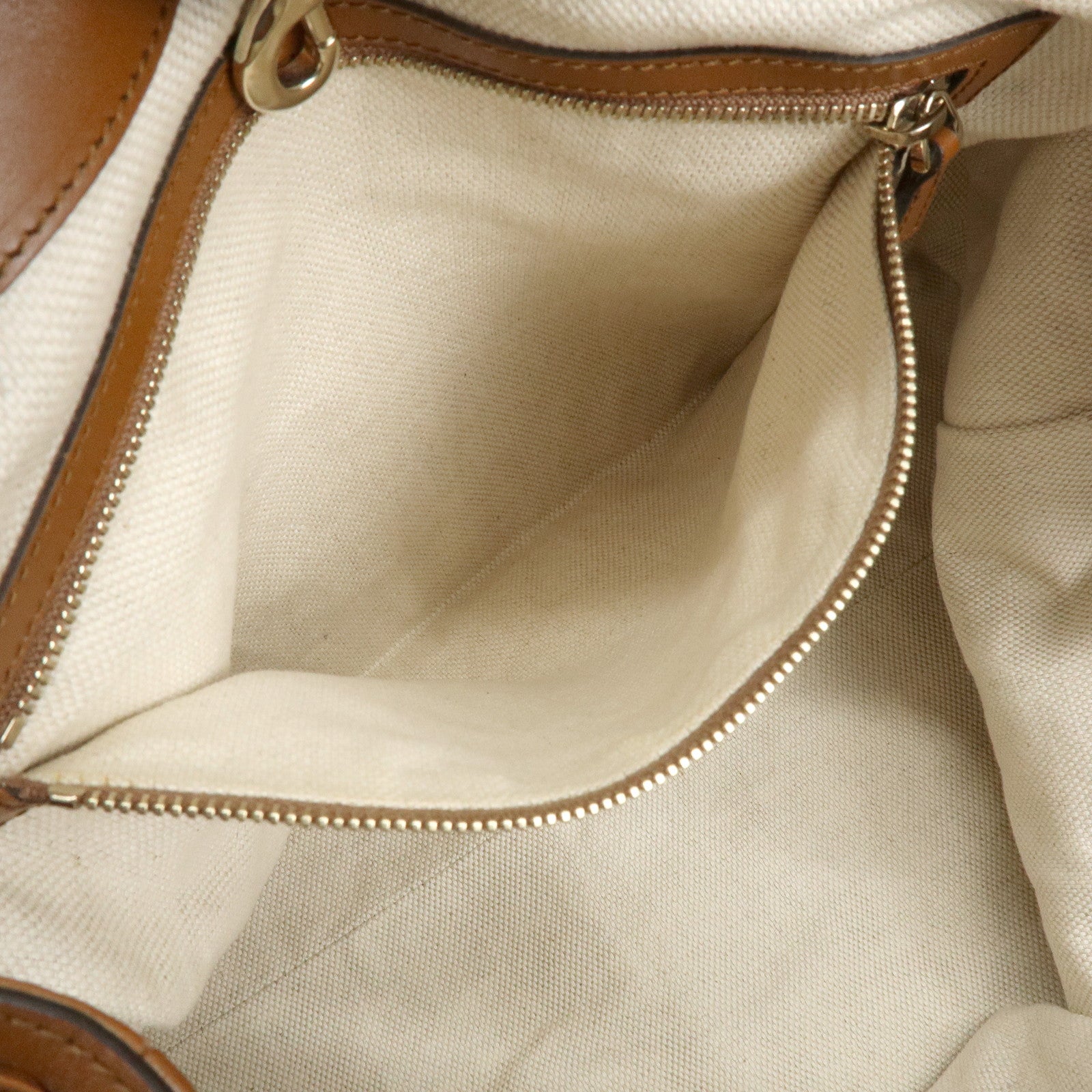 GUCCI Interlocking G GG Canvas Leather Tote Bag Shoulder Bag 296896
