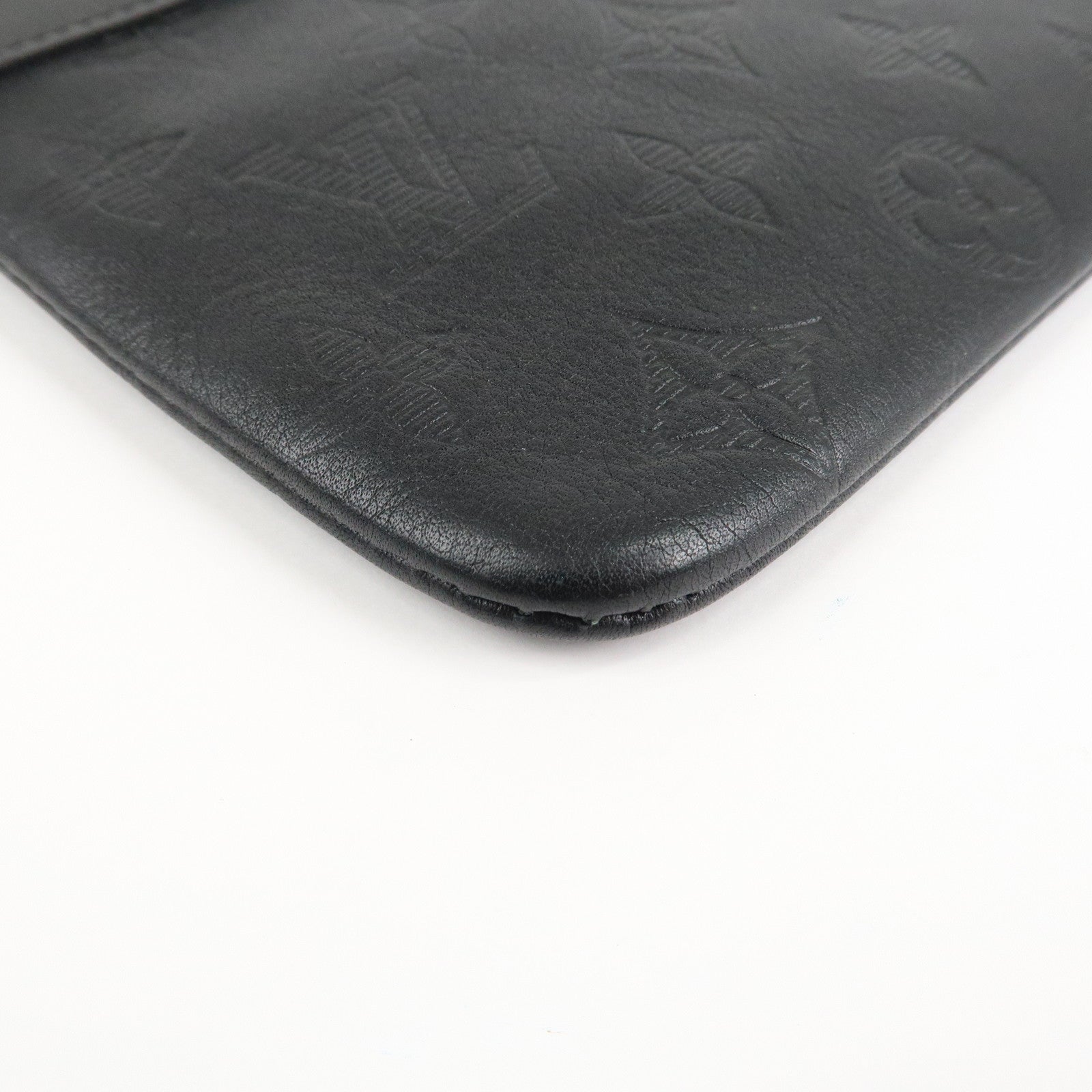 Louis Vuitton Monogram Shadow Pochette Discovery PM Black M44335 Used