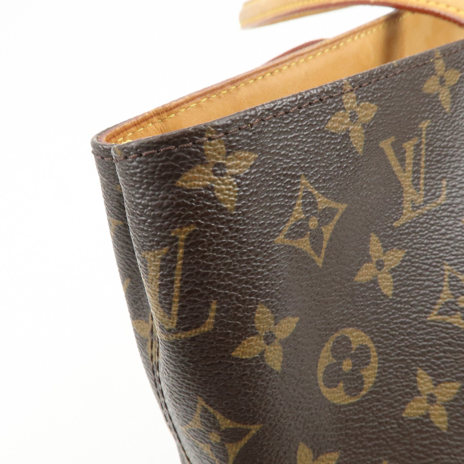 Louis Vuitton Monogram Wilshire MM Tote Bag Brown M45644