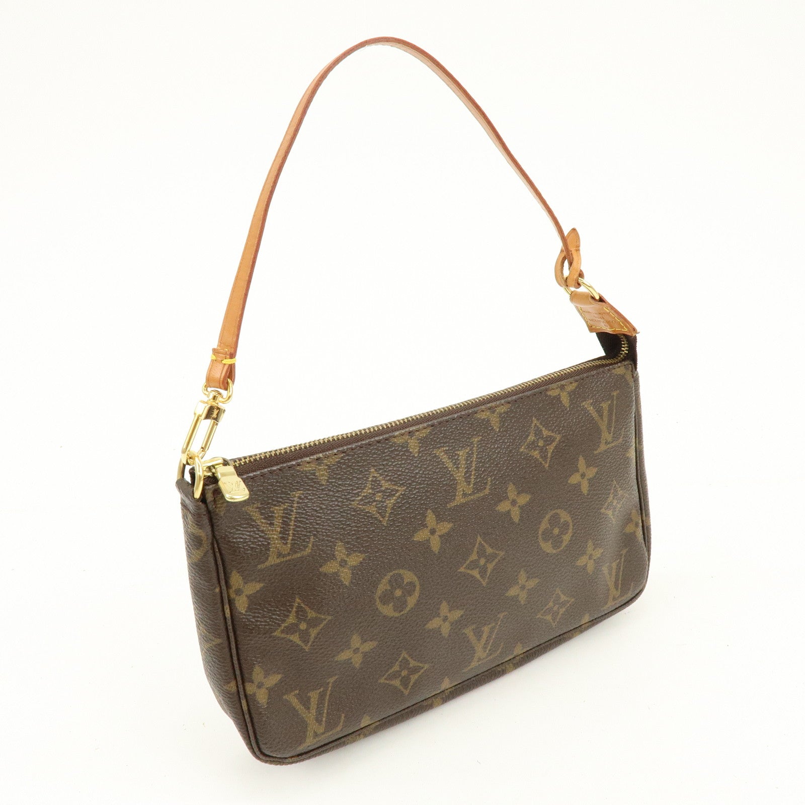 Louis Vuitton Monogram Pochette Accessoires Pouch Hand Bag M51980