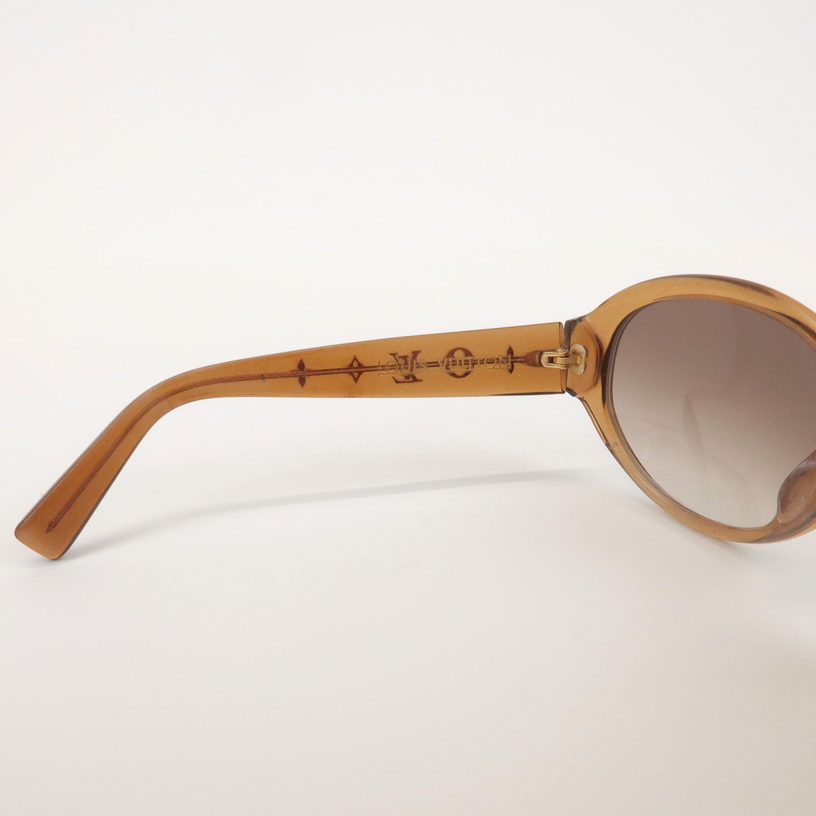 Louis Vuitton Obsession Rond Plastic Sunglasses 59□17 Brown Z0032E