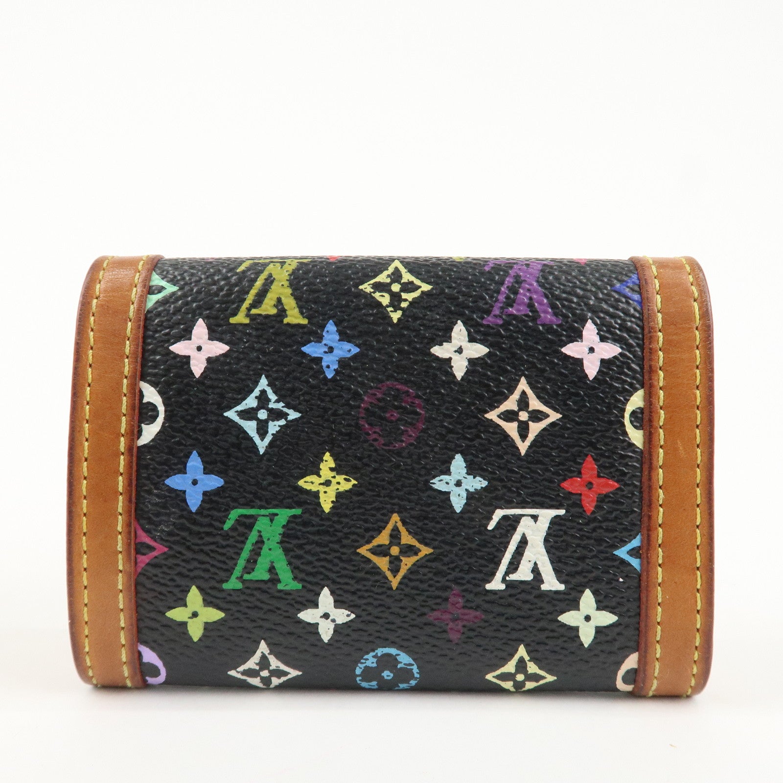 Louis Vuitton Monogram Multicolor Porte Monnaie Plat M92656 Used