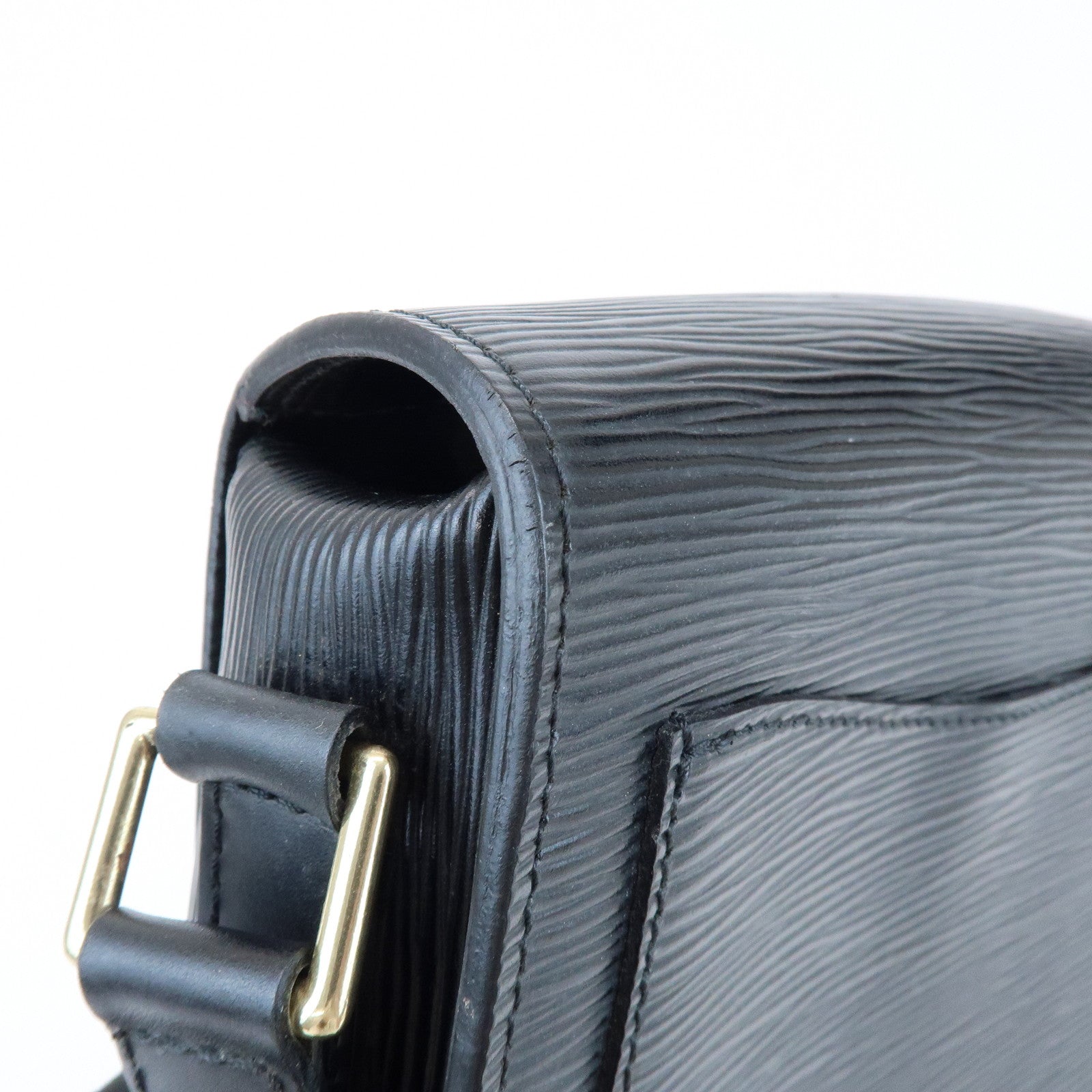 Louis Vuitton Epi Saint Cloud Shoulder Bag Black Noir M52192