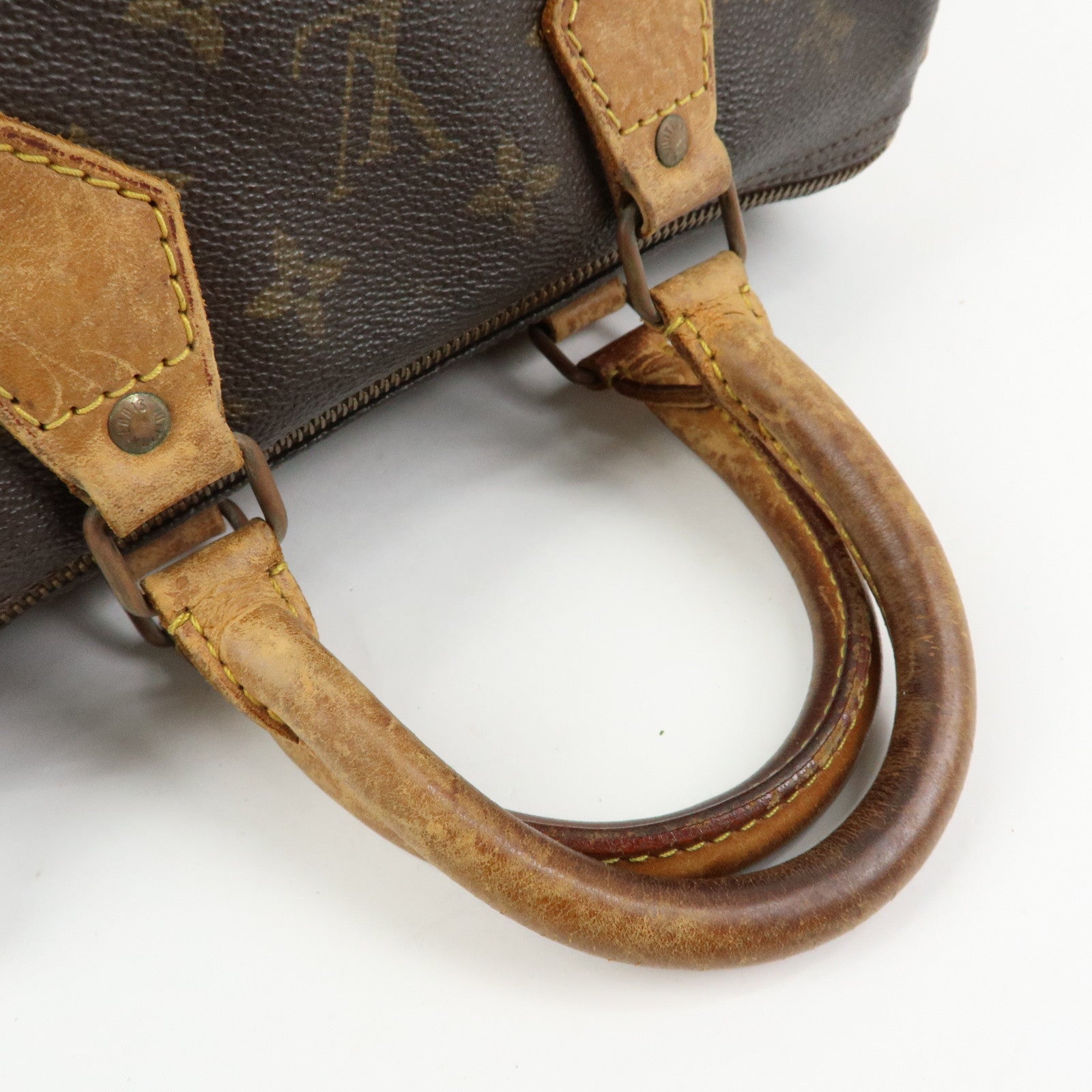 Louis Vuitton Monogram Speedy 25 Boston Bag Hand Bag Brown M41528