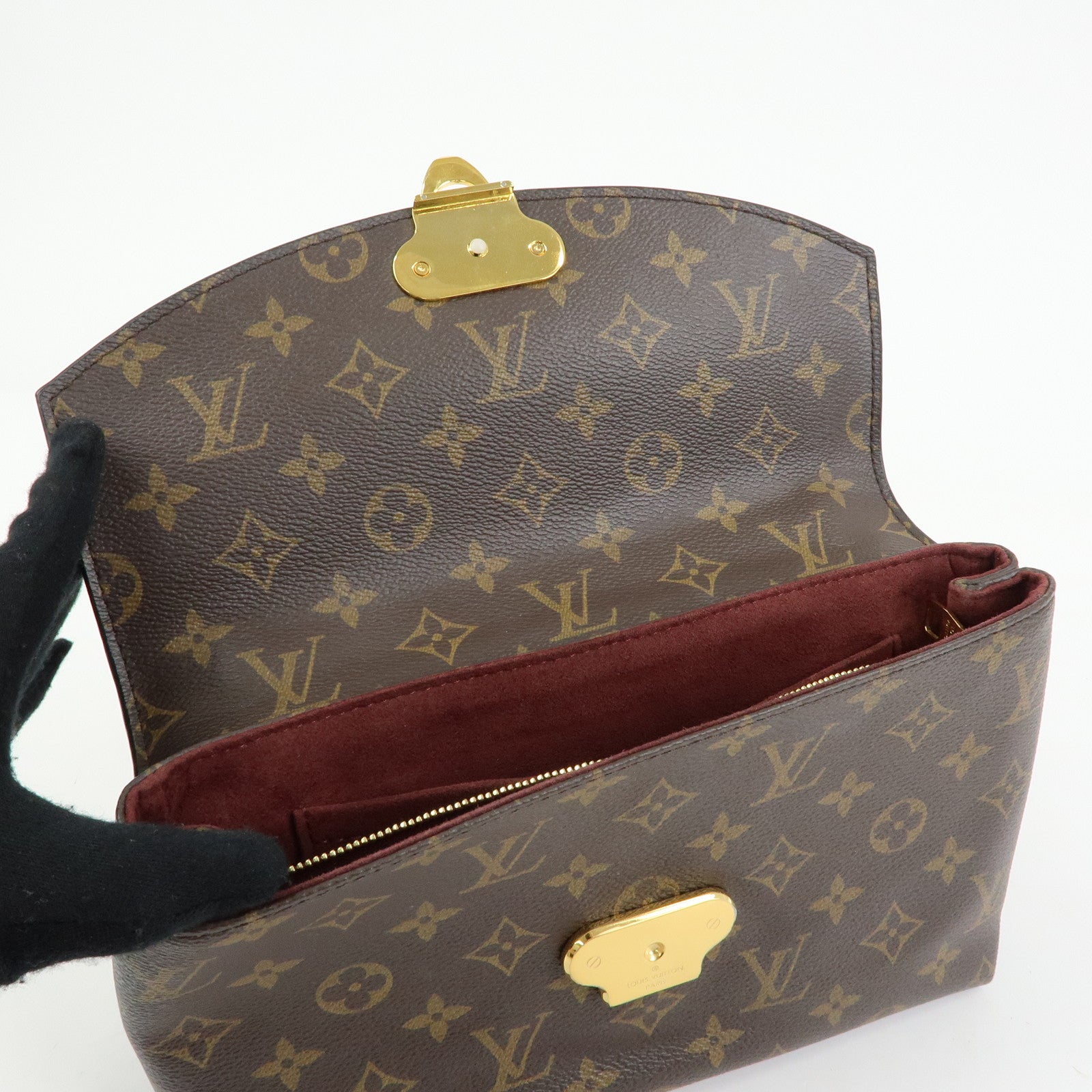Louis Vuitton Monogram Saint Placide Canvas Shoulder Bag M43715