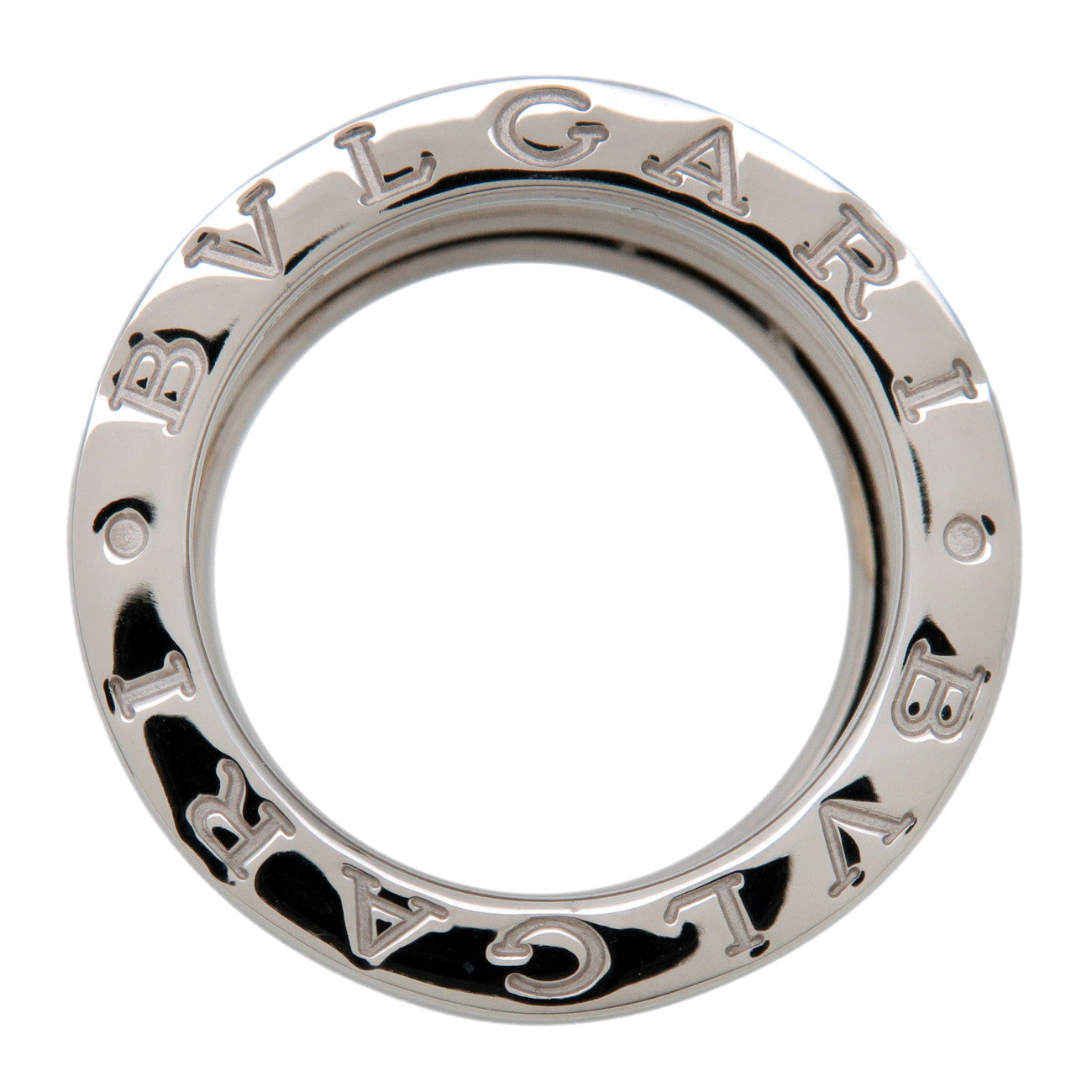 BVLGARI B-Zero1 3Band Ring K18 750WG White Gold #46 US3.5 EU45 HK7