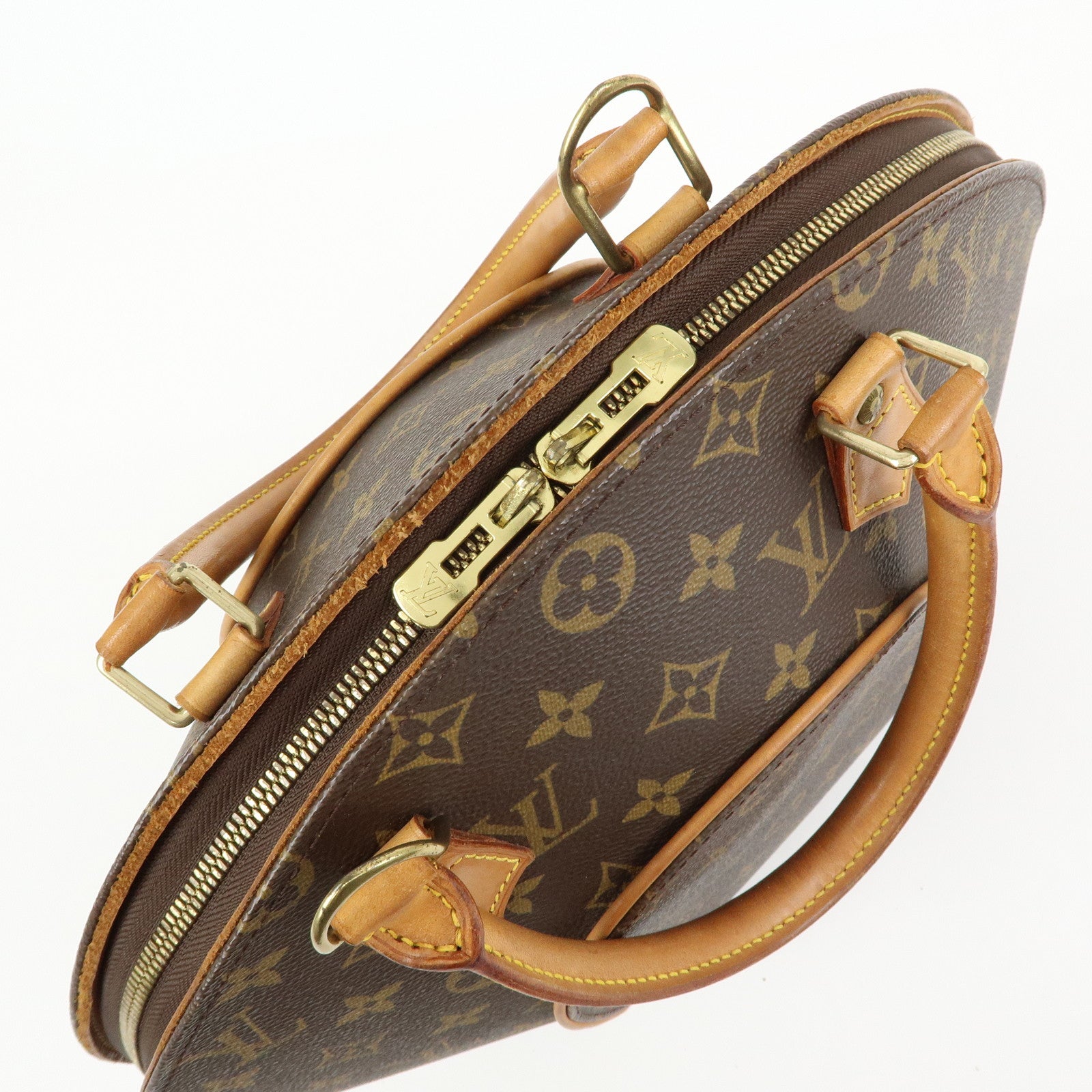 Louis Vuitton Monogram Ellipse MM Hand Bag Brown M51126