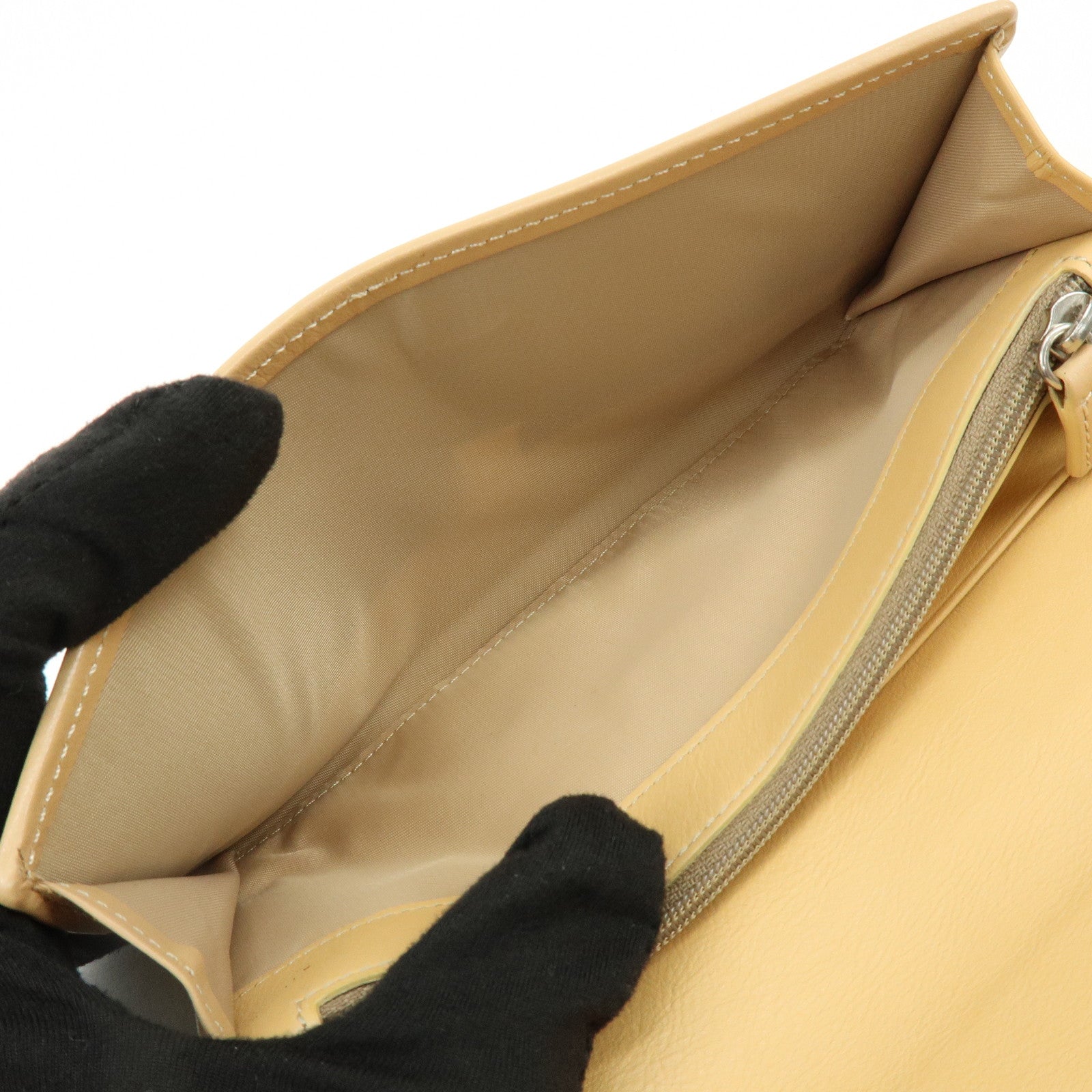 Christian Dior Trotter Jaquard Canvas Leather Long Wallet Brown