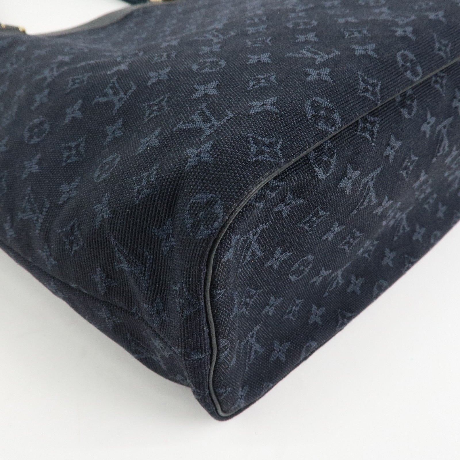 Louis Vuitton Monogram Mini Canvas Lucille GM Tote Bag Blue M92679