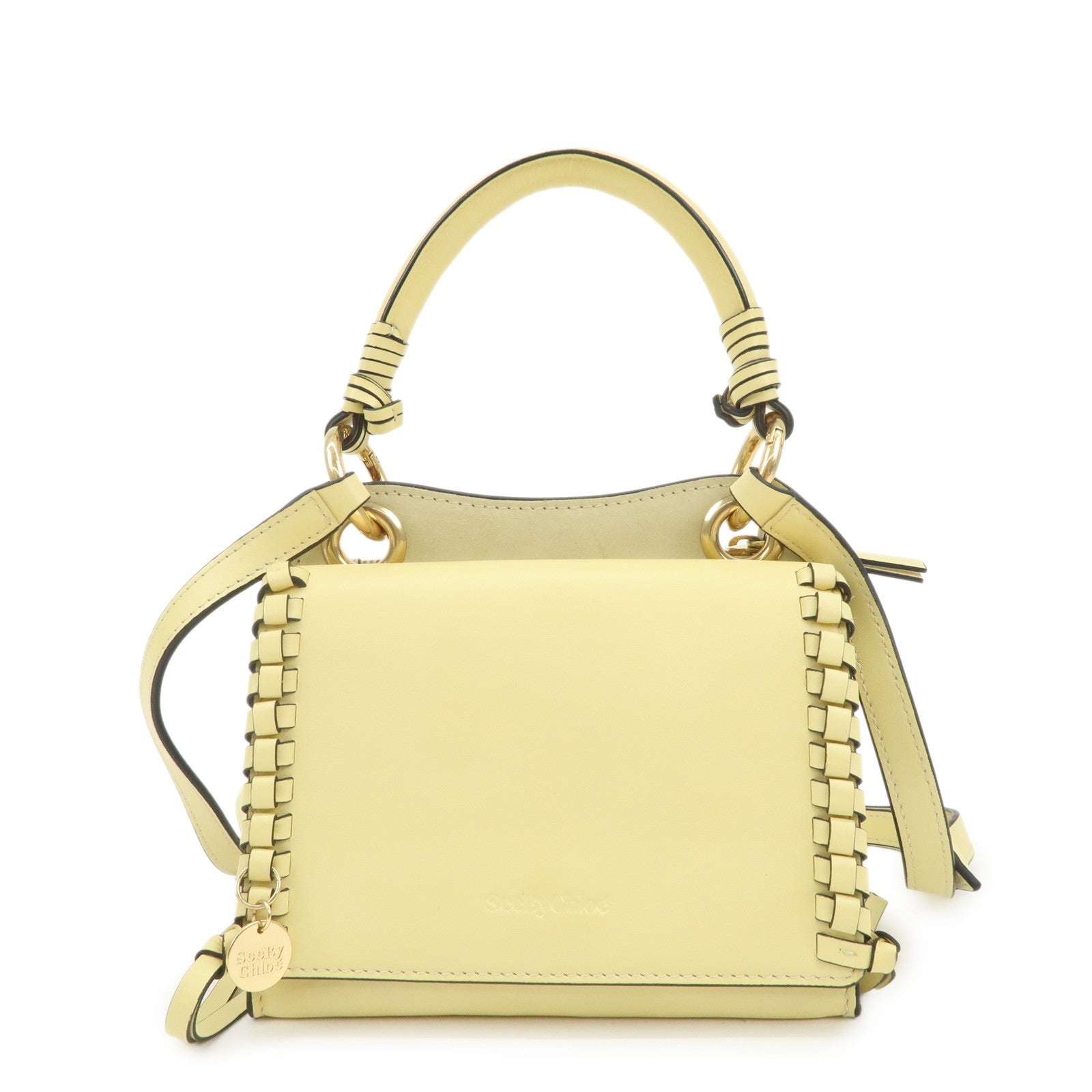 Chloe See By Chloe Tilda Leather 2WAY Bag Hand Bag 01-22-52-65