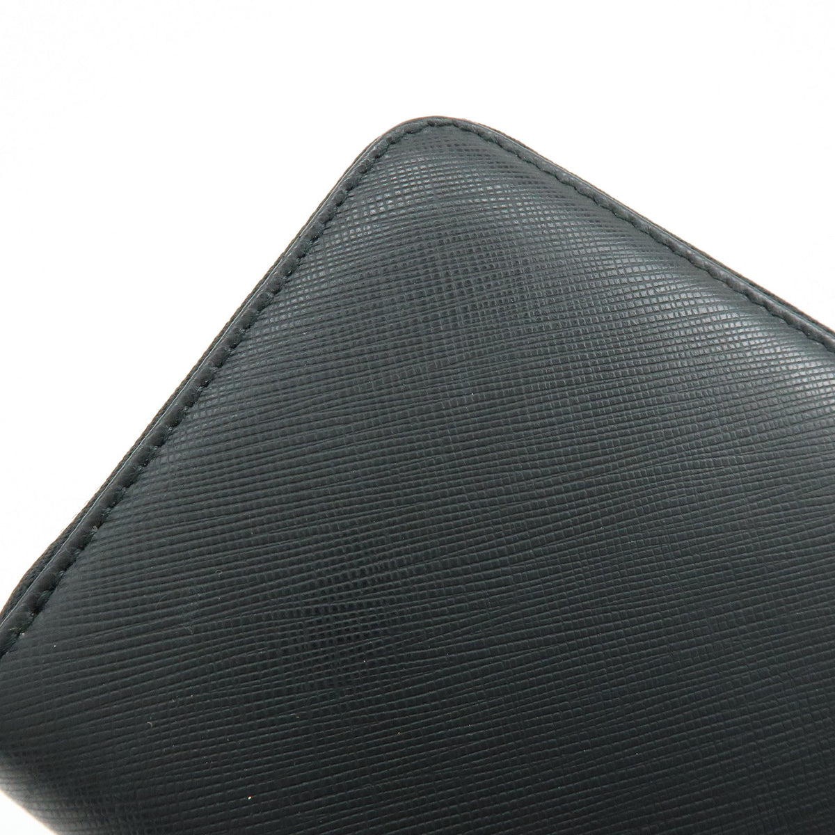 Ferragamo Ganchini Leather Long Wallet Black