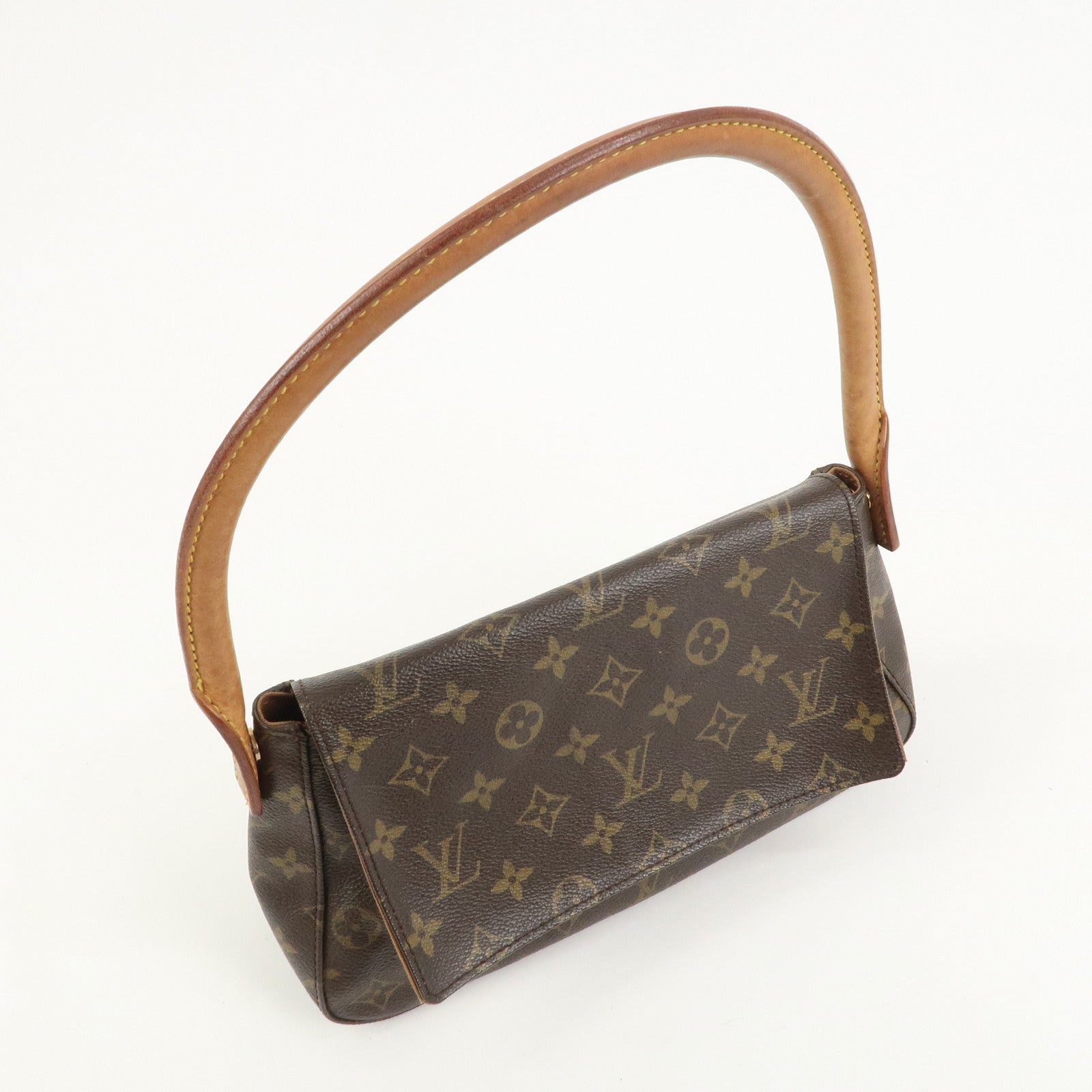 Louis Vuitton Monogram Mini Looping Shoulder Bag Brown M51147