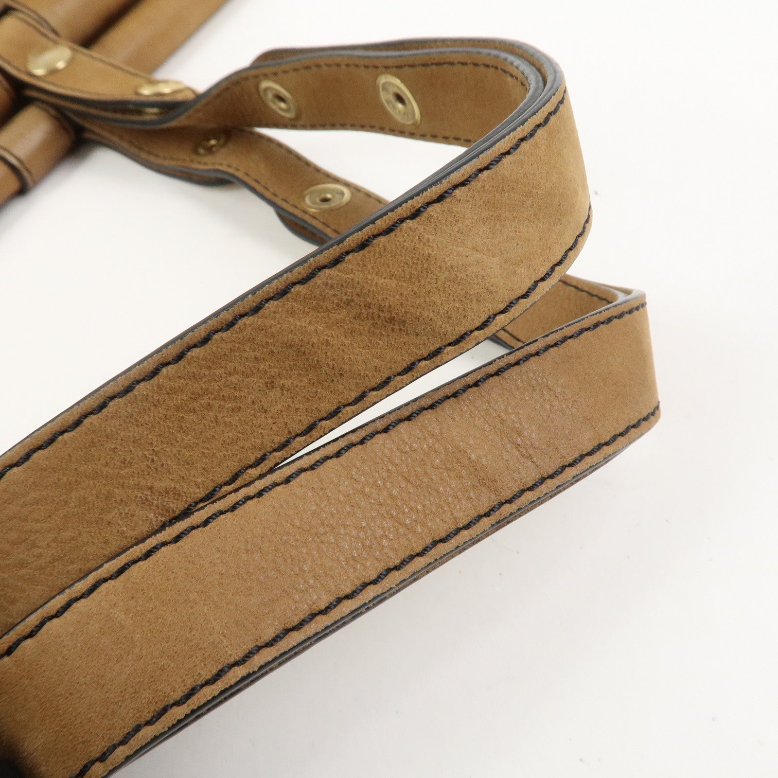LOEWE Candy Leather Tote Bag Hand Bag Brown