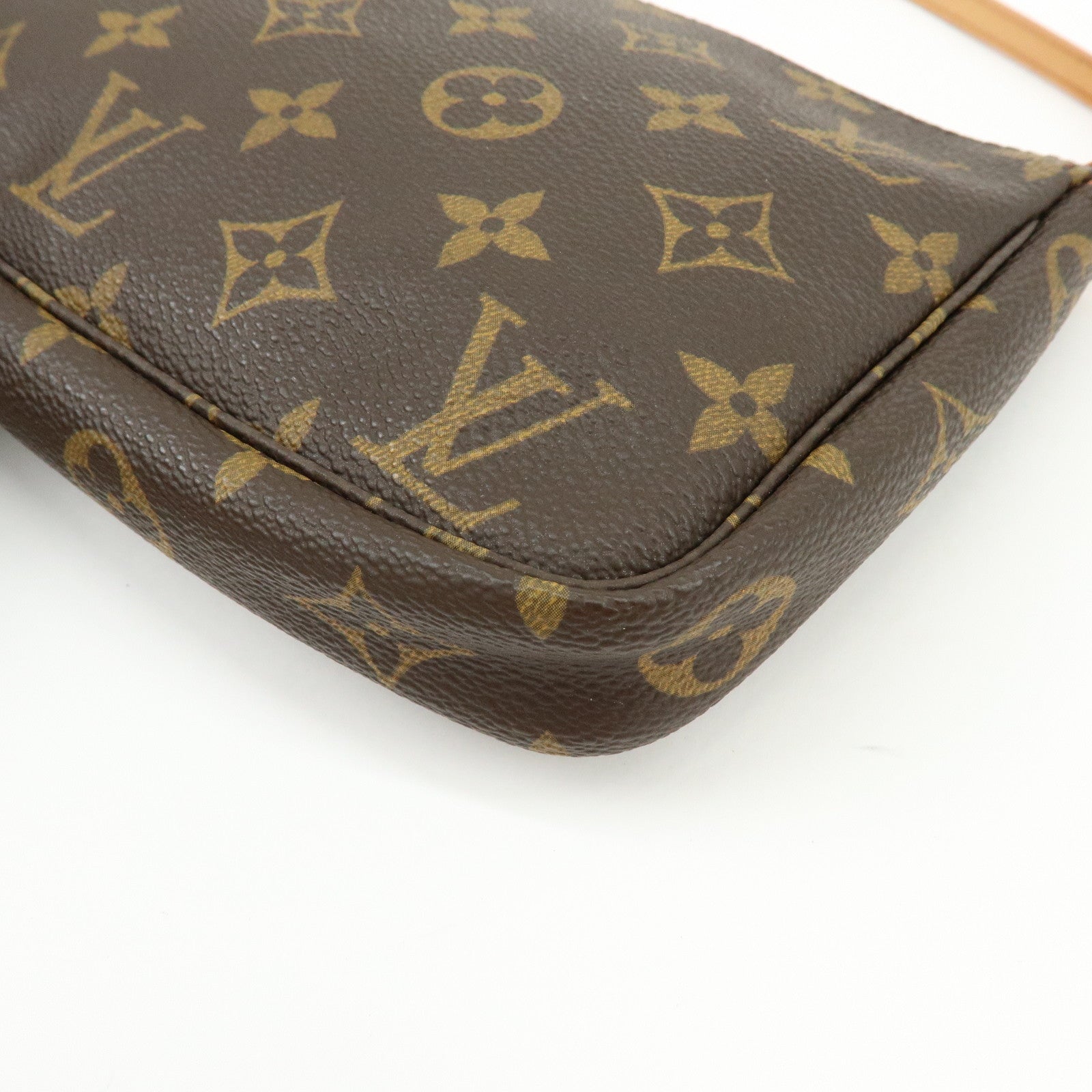Louis Vuitton Monogram Pochette Accessoires Pouch Hand Bag M51980