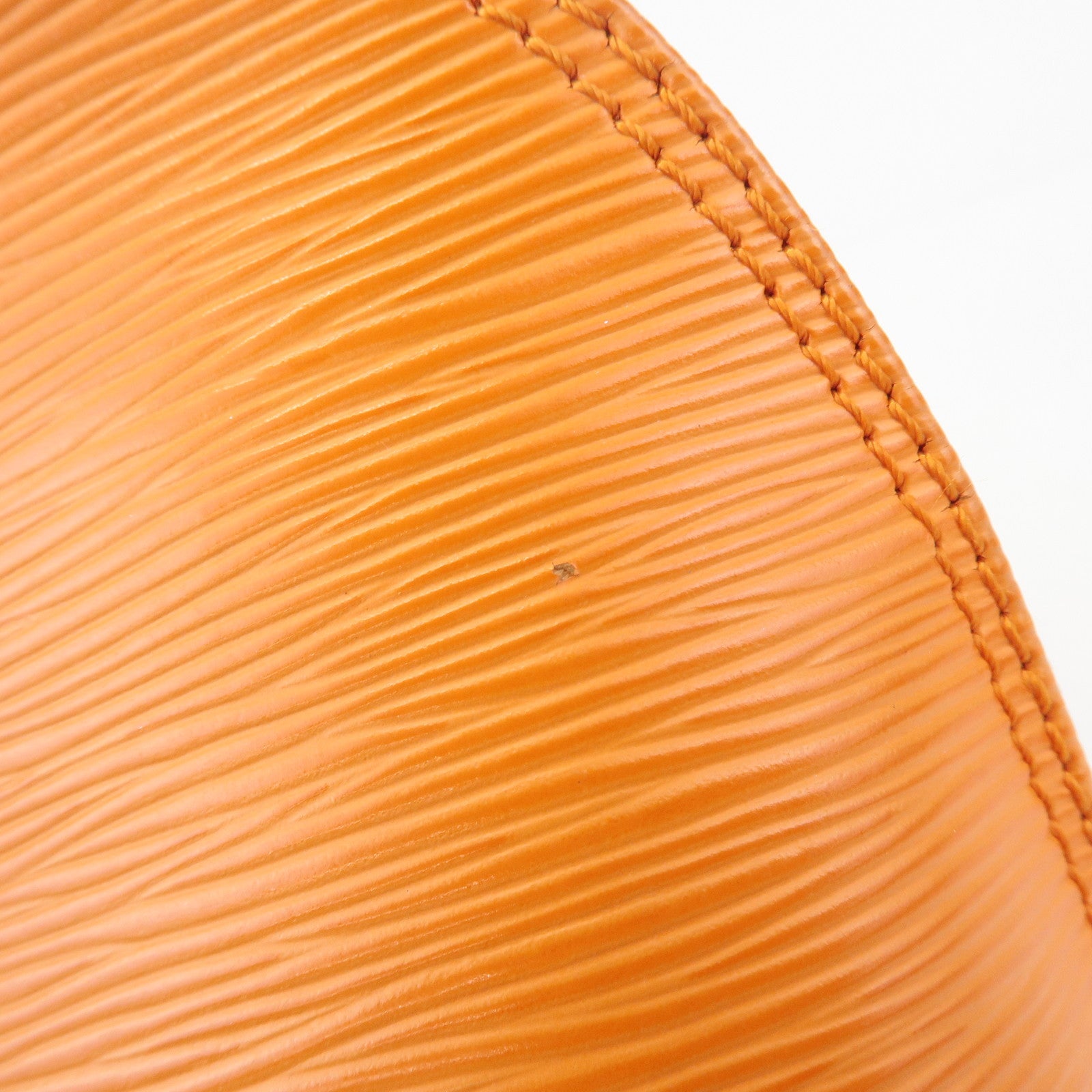 Louis Vuitton Epi Alma PM Hand Bag Pimont Orange M40623 Used