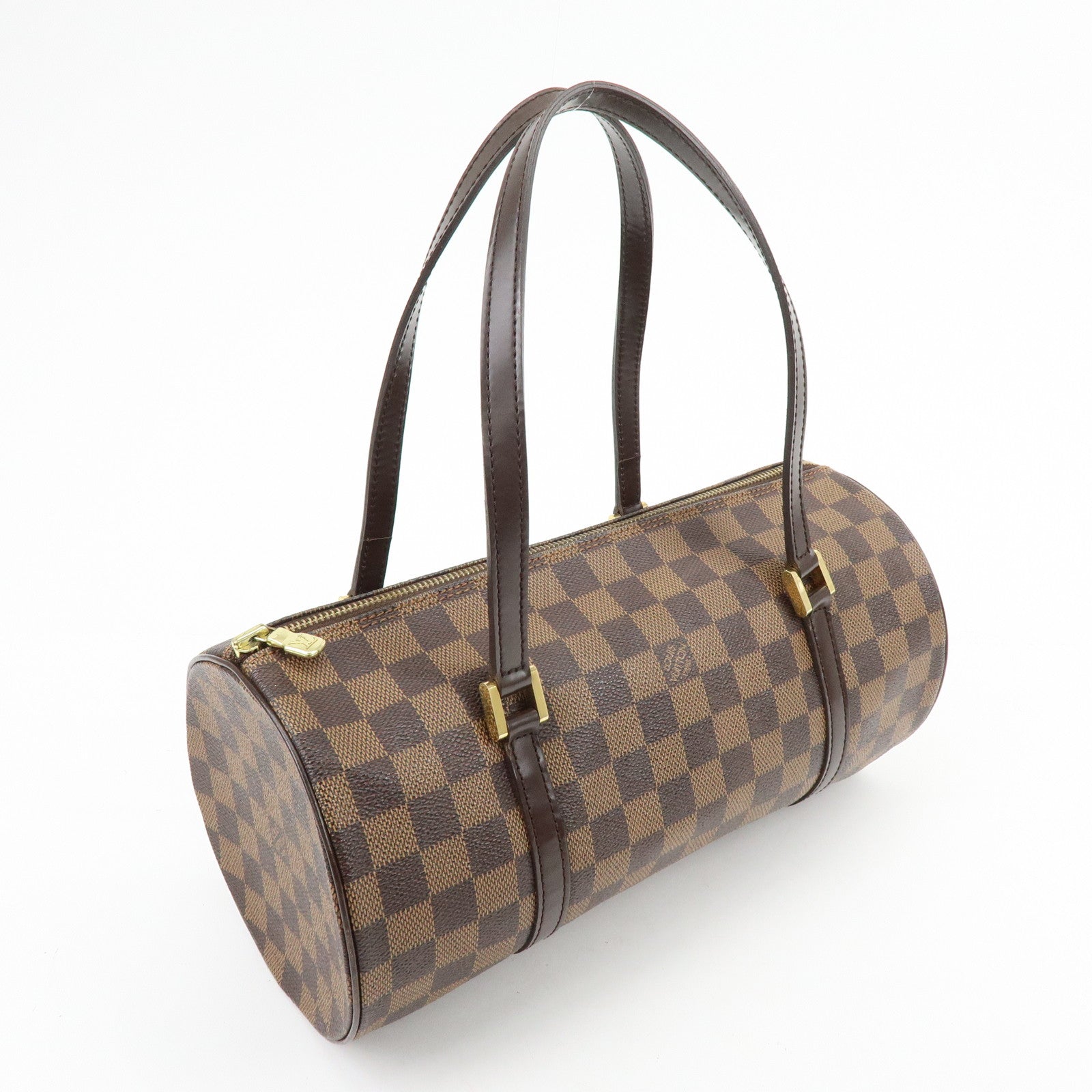 Louis Vuitton Damier Ebene Papillon 30 Hand Bag Brown N51303