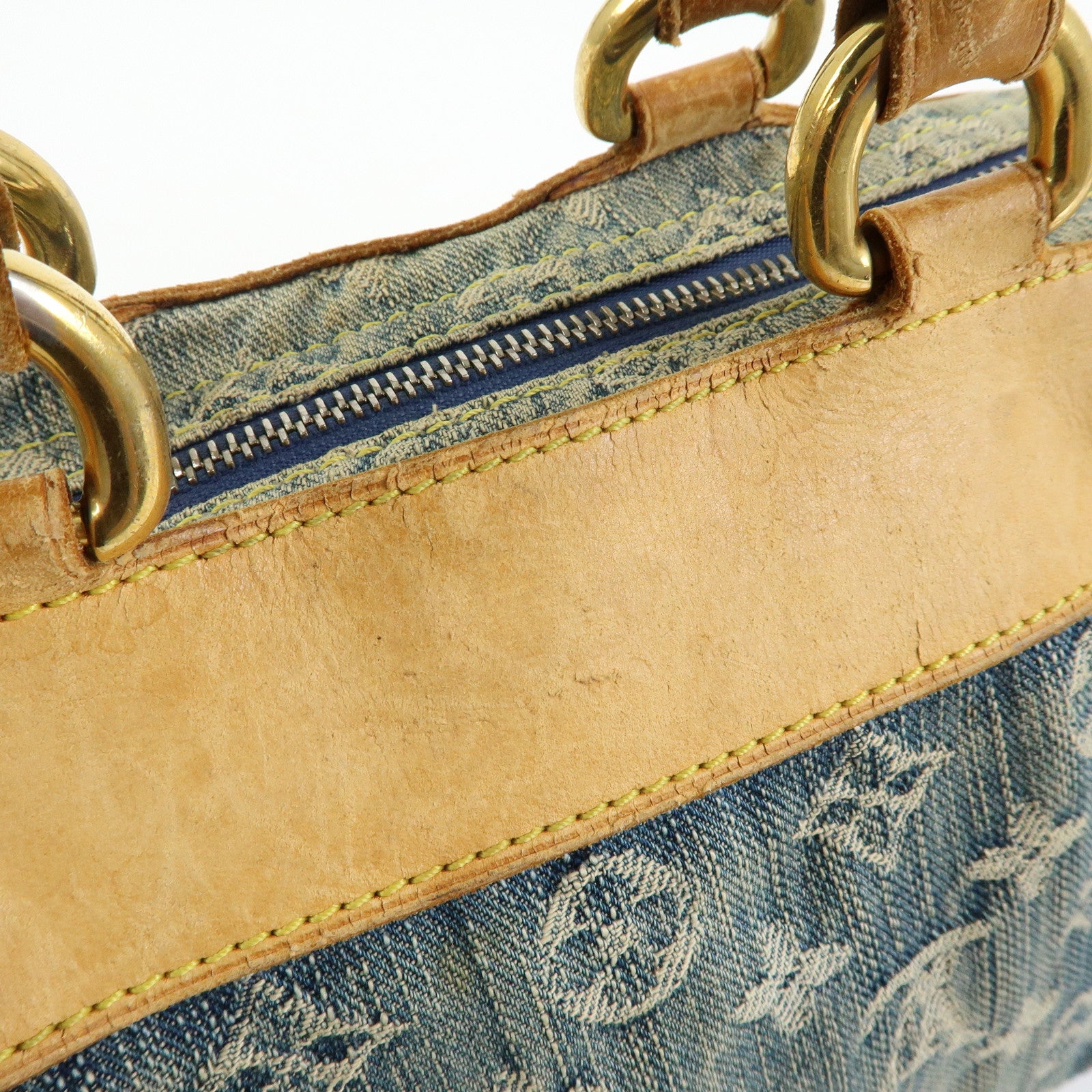 Louis Vuitton Monogram Denim Neo Speedy Boston Bag Blue M95019