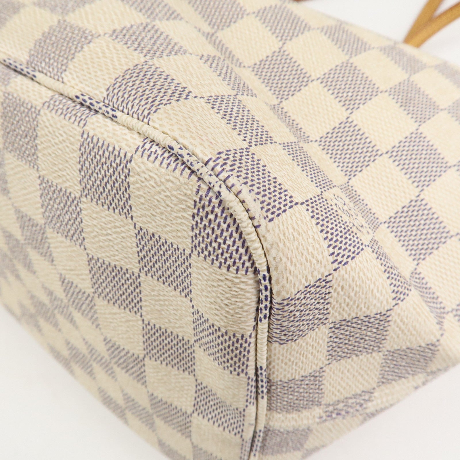 Louis Vuitton Damier Azur Neverfull MM Tote Bag Shoulder Bag N51107