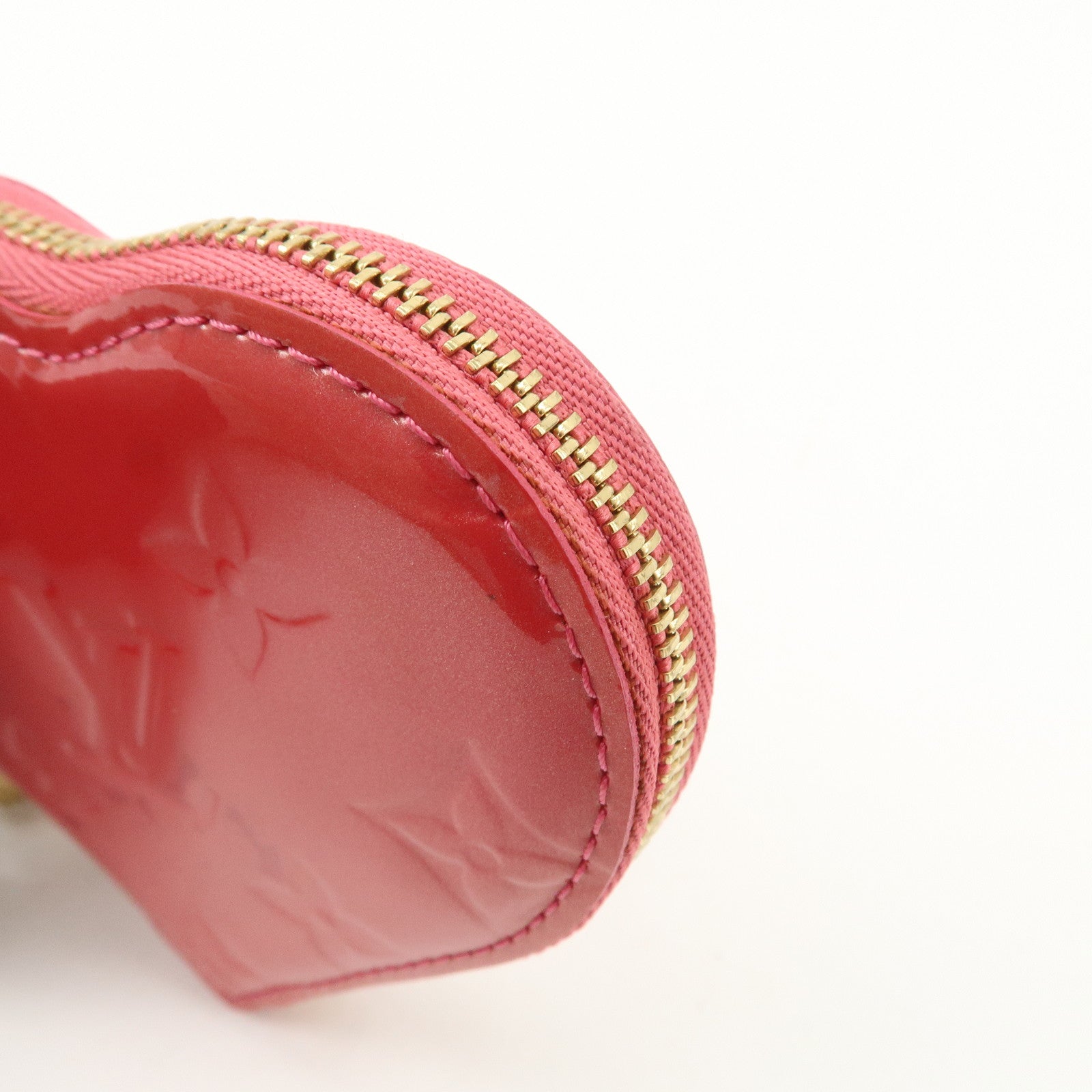 Louis Vuitton Monogram Vernis Porte Monnaie Coeur Coin Case M93562