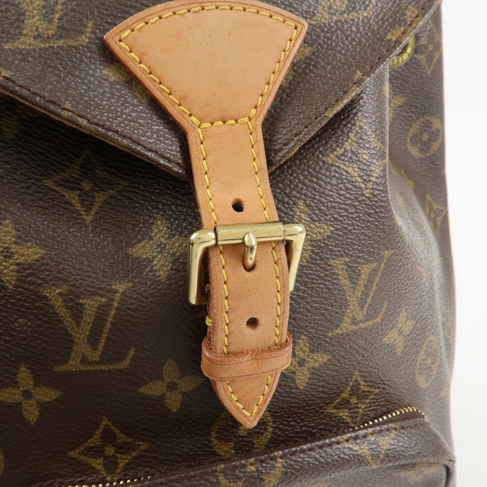 Louis Vuitton Monogram Canvas Montsouris MM Backpack Brown M51136