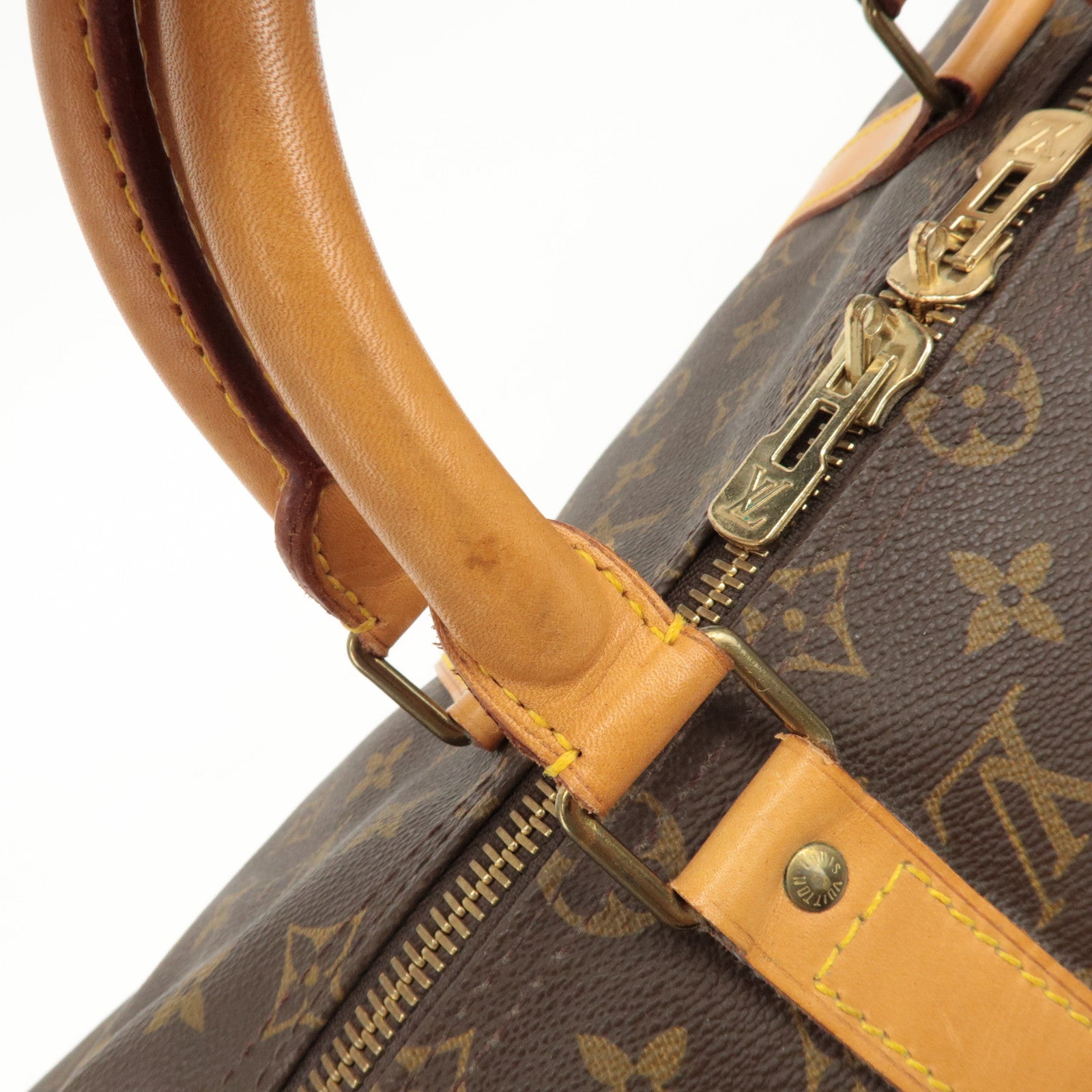 Louis Vuitton Monogram Keep All 50 Bandouliere Boston Bag M41416 Used