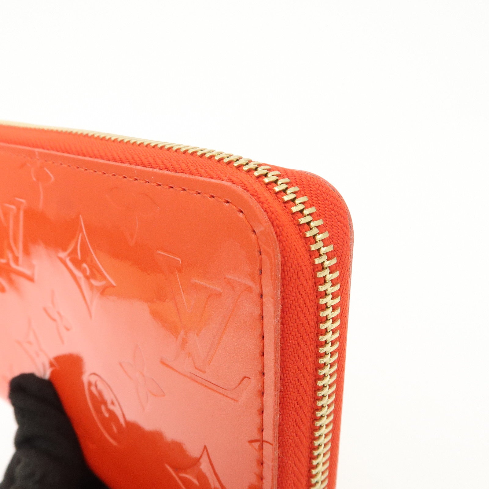 Louis Vuitton Monogram Vernis Leather Round Zippy Wallet M93724 Used