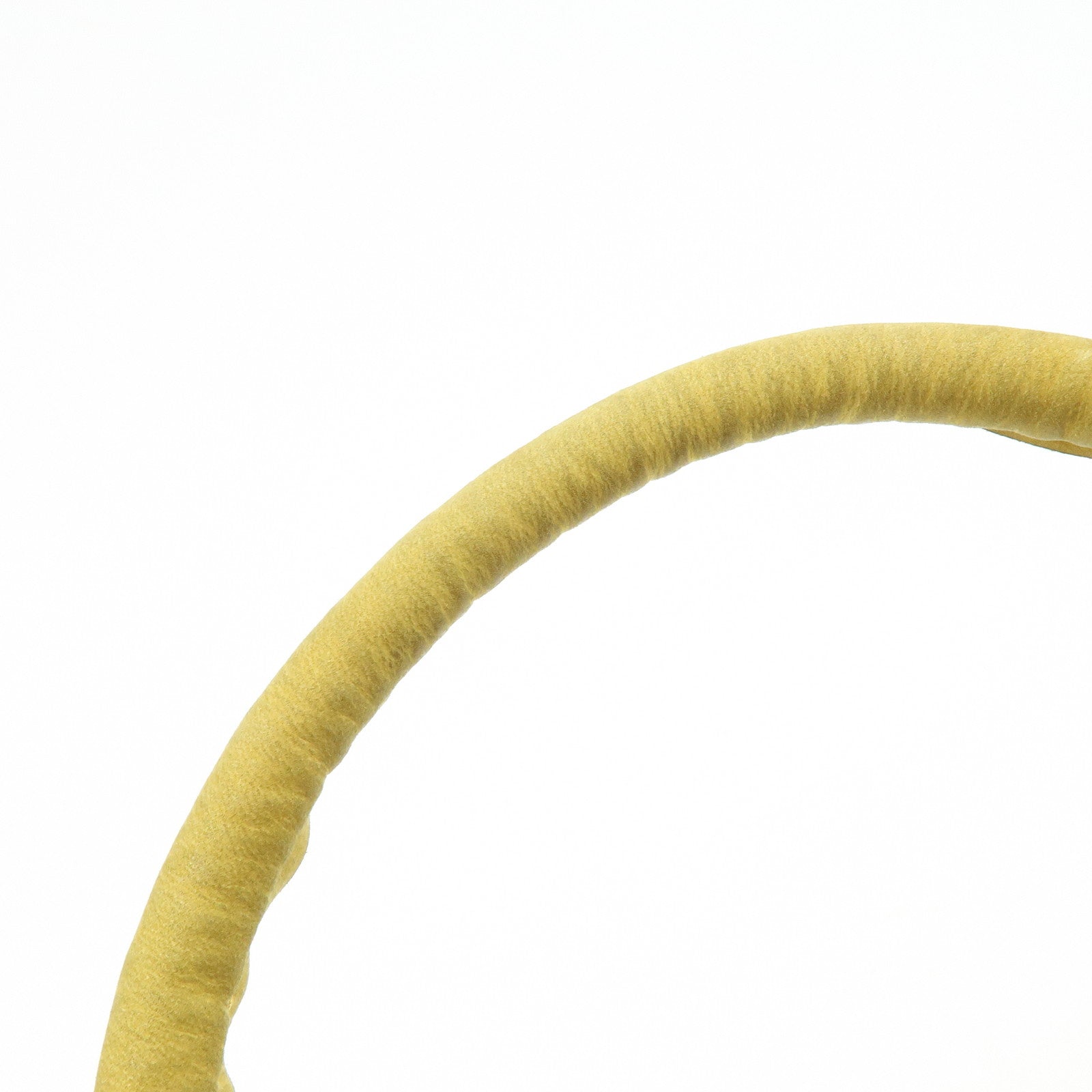 Ferragamo Suede Small Drawstring Hand Bag Yellow