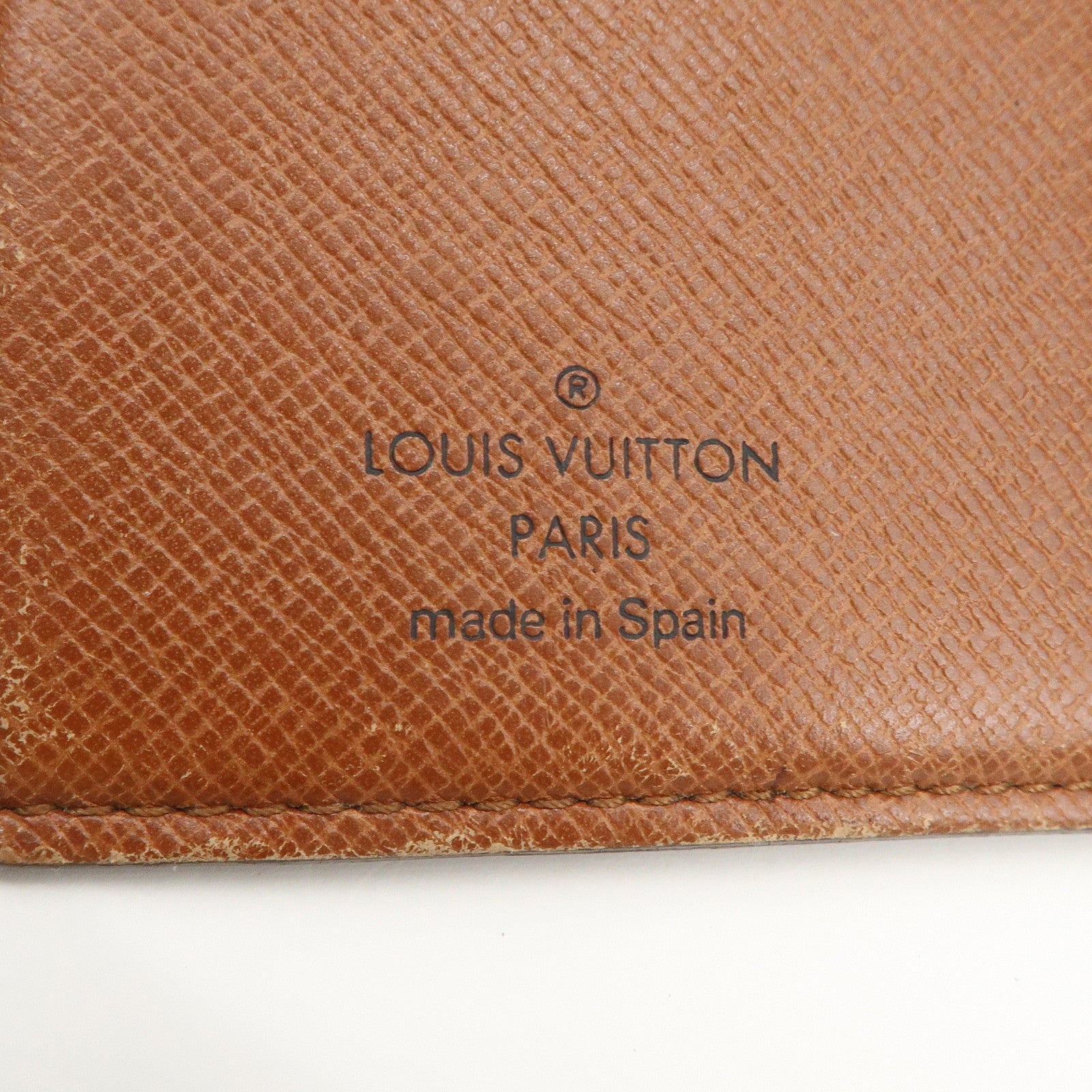 Louis Vuitton Monogram Agenda PM Planner Cover Brown R20005
