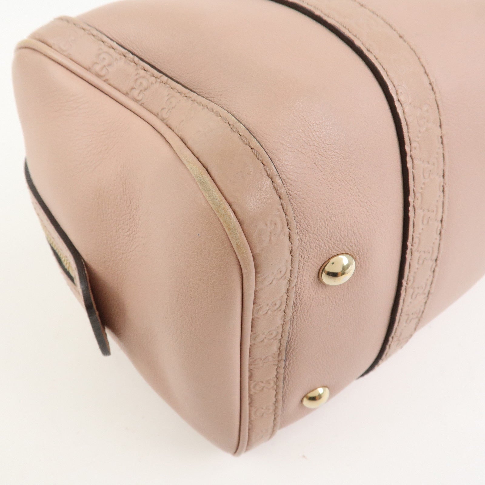 GUCCI Micro Guccissima 2Way Bag Boston Bag Pink 269876
